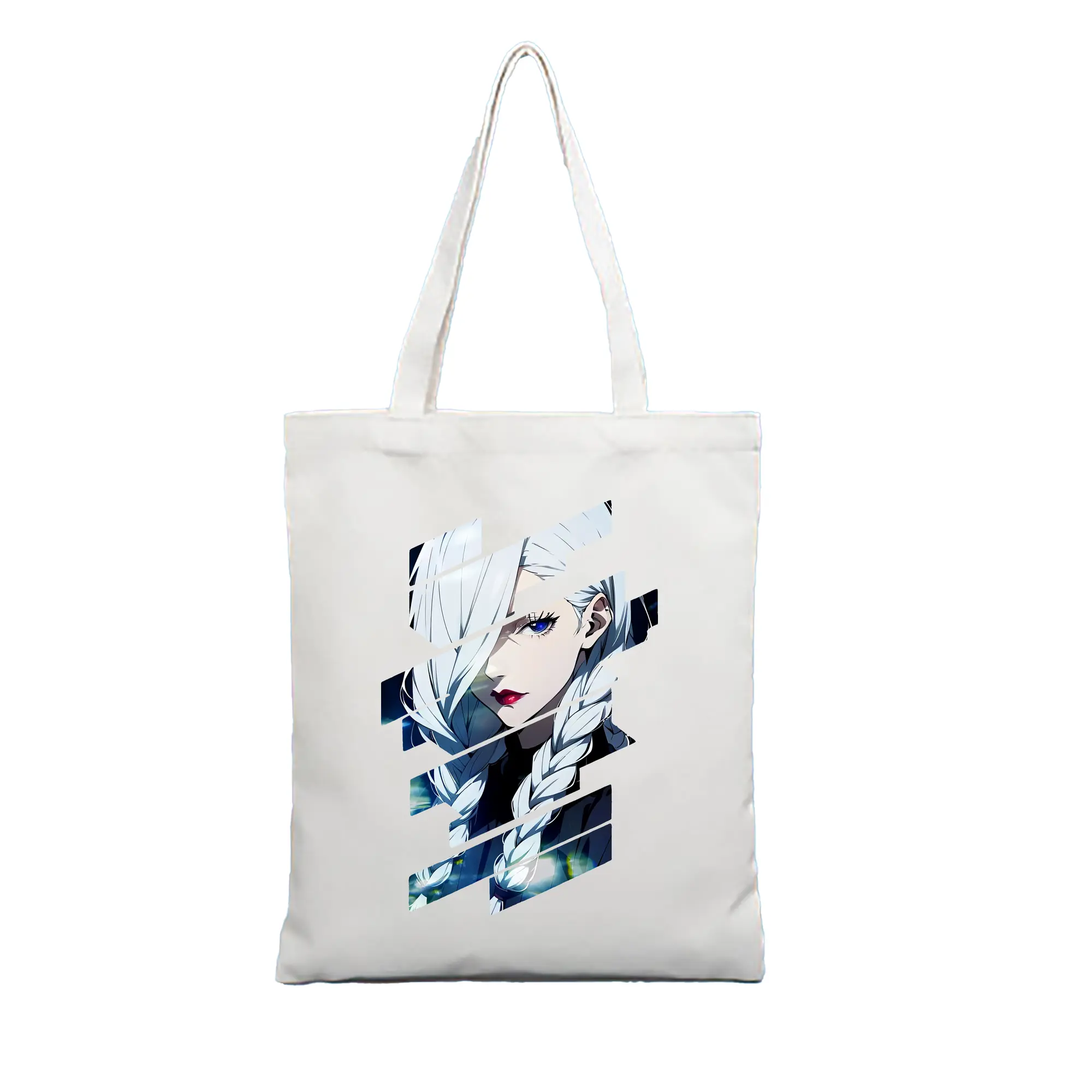 呪術廻戦 グッズ,冥冥 - 縦型キャンバス手提げバッグ（トートバッグ） ・ キャンバス素材 ・ ショッピング用 ・ 軽量 丈夫 お手入れ簡単