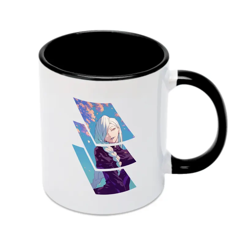 呪術廻戦 グッズ,冥冥 - カラフルマグカップ ・ 陶器 ・ 熱転写プリント ・ 鮮やかデザイン ・ 耐久性 高品質 ・ コーヒー お茶 ギフト用