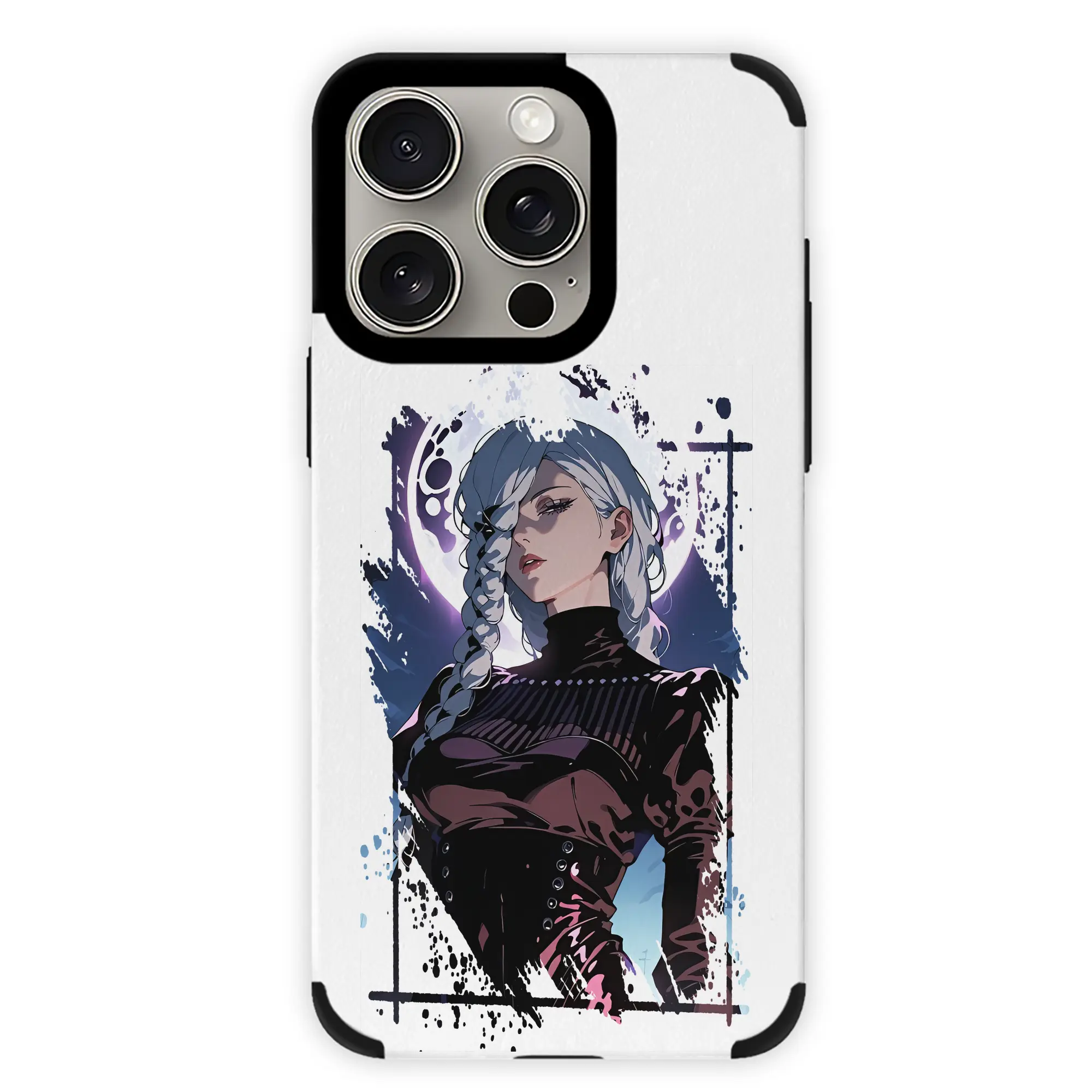 呪術廻戦 グッズ,冥冥 - IPhone15ProMax対応 ・ PUレザースマホケース ・ 耐衝撃 ・ 黄変防止 ・ 360度全面保護 ・ 柔らか手触り ・ 3D立体ボタン