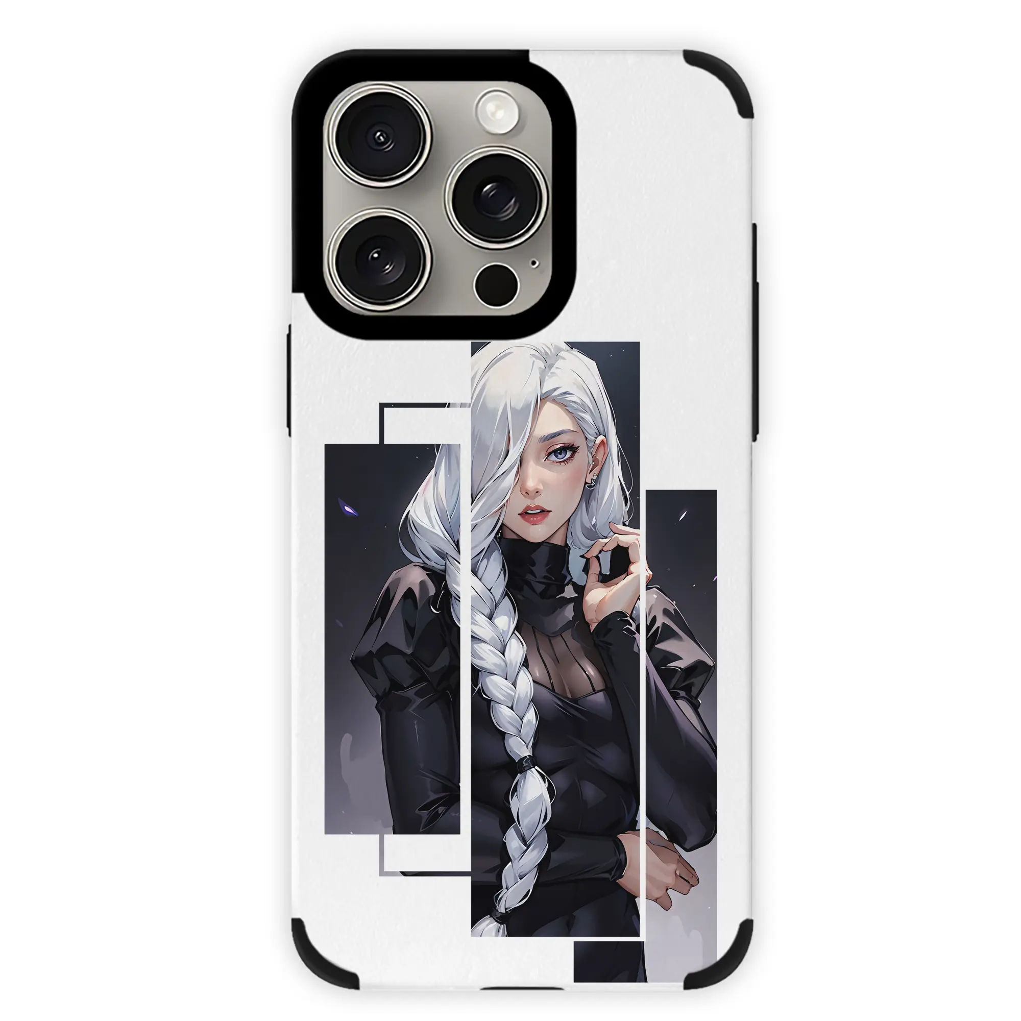 呪術廻戦 グッズ,冥冥 - IPhone15ProMax対応 ・ PUレザースマホケース ・ 耐衝撃 ・ 黄変防止 ・ 360度全面保護 ・ 柔らか手触り ・ 3D立体ボタン