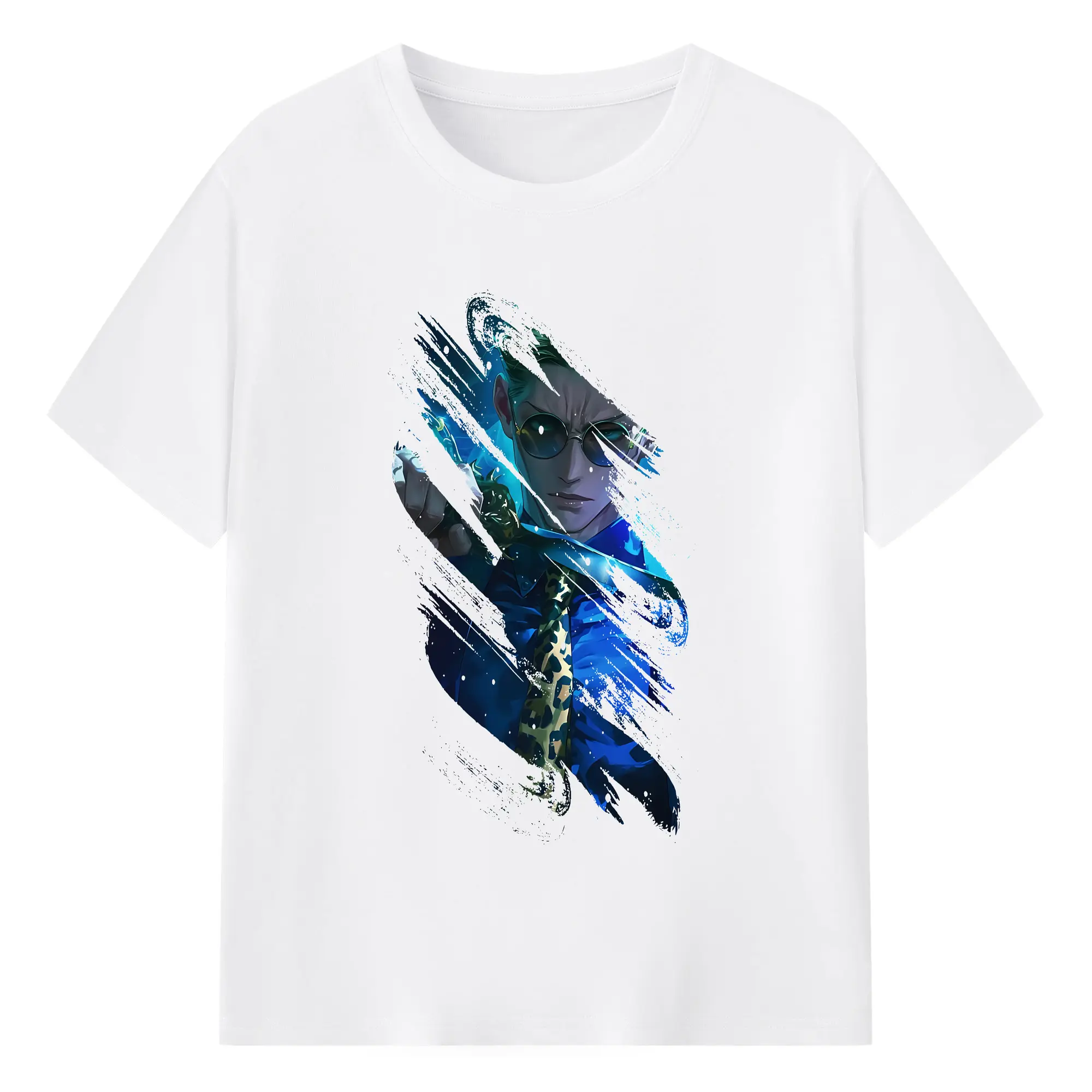 呪術廻戦 グッズ,七海 建人 - 綿100％ 半袖Tシャツ ・ フロントプリント ・ 快適 通気性 ・ 日常使い 散歩 スポーツ用