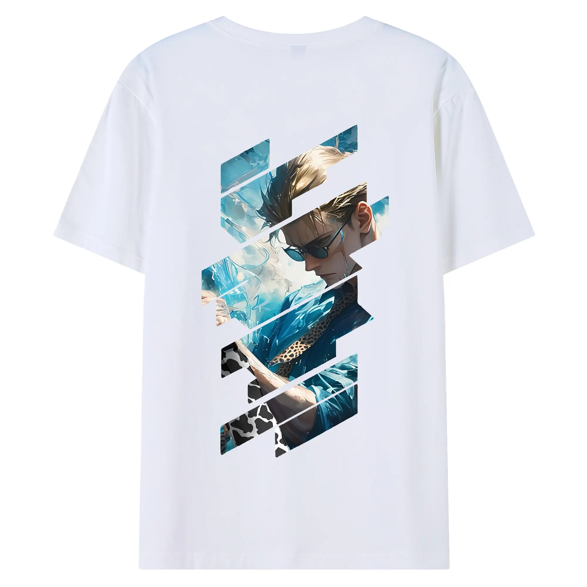 呪術廻戦 グッズ,七海 建人 - 綿100％ 半袖Tシャツ ・ バックプリント ・ 快適 通気性 ・ 日常使い 散歩 スポーツ用