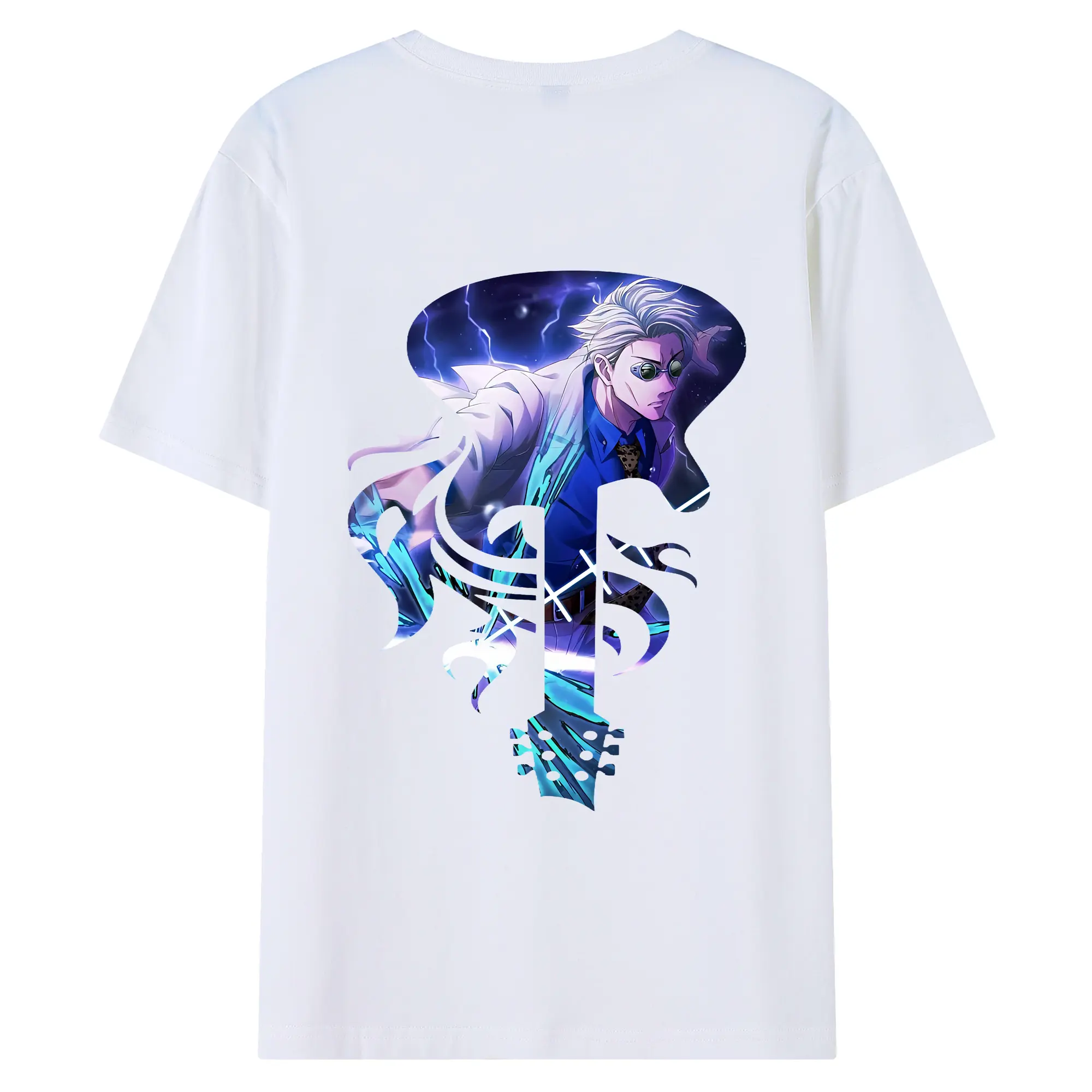 呪術廻戦 グッズ,七海 建人 - 綿100％ 半袖Tシャツ ・ バックプリント ・ 快適 通気性 ・ 日常使い 散歩 スポーツ用