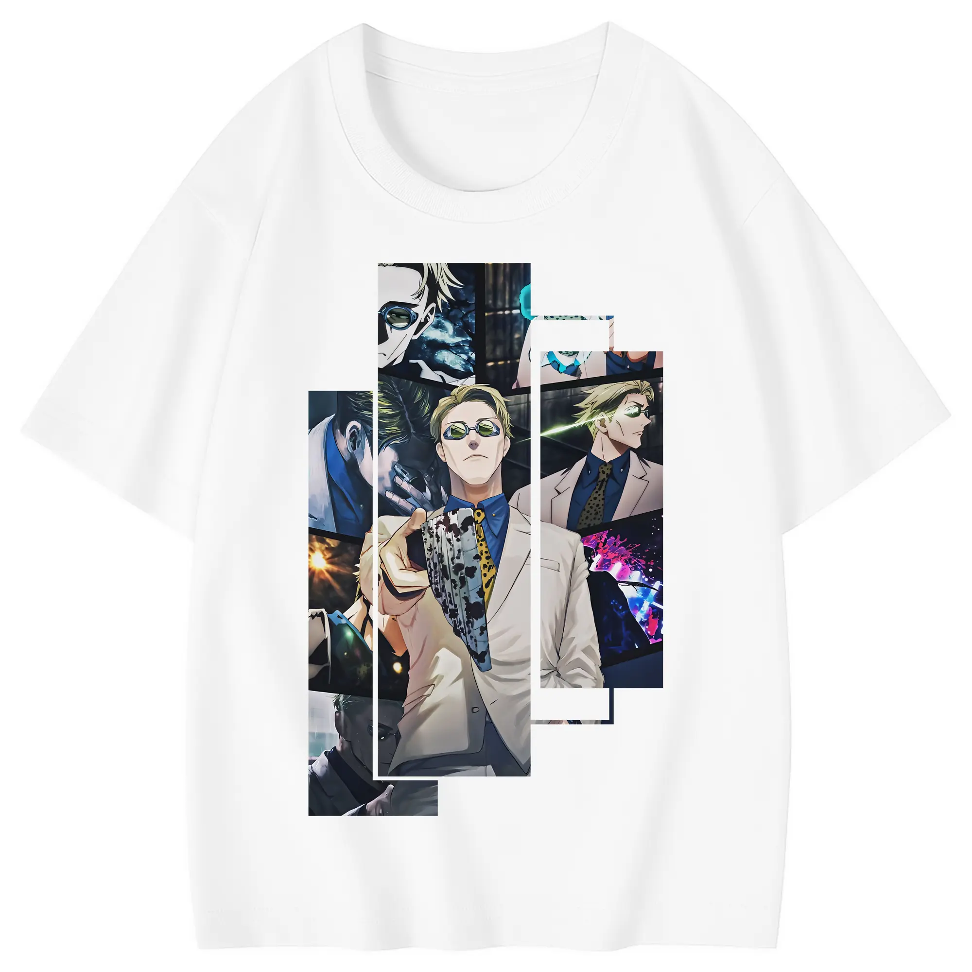 呪術廻戦 グッズ,七海 建人 - 綿100％ キッズTシャツ ・ フロントプリント ・ 快適 通気性 ・ スポーツ カジュアル 散歩用