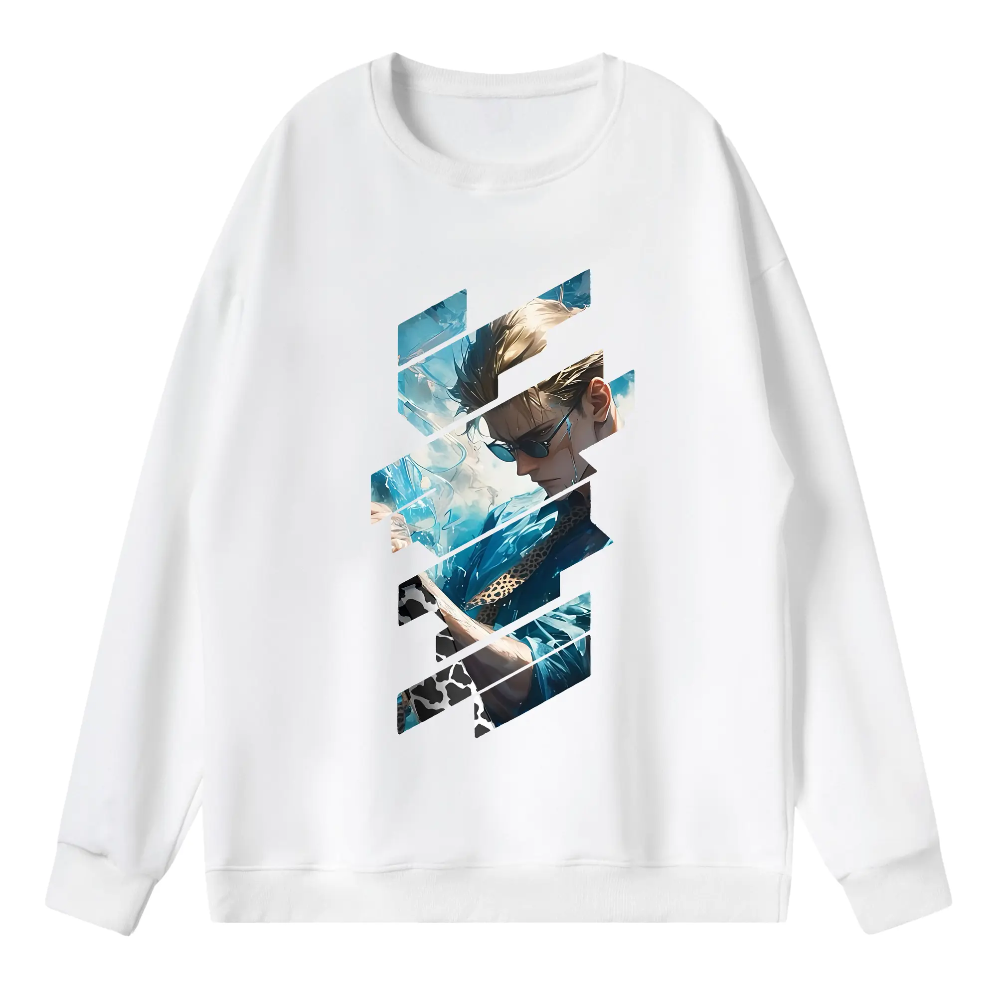 呪術廻戦 グッズ,七海 建人 - 薄手 クルーネック スウェット 裏毛260g · ポリエステル 春秋向け カジュアル 男女兼用 · トレーナー デイリー スポーツ 散歩に最適