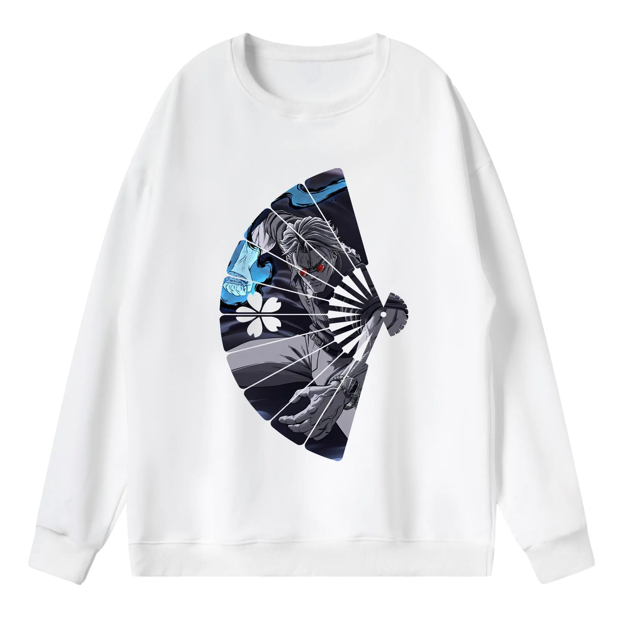 呪術廻戦 グッズ,七海 建人 - 薄手 クルーネック スウェット 裏毛260g · ポリエステル 春秋向け カジュアル 男女兼用 · トレーナー デイリー スポーツ 散歩に最適