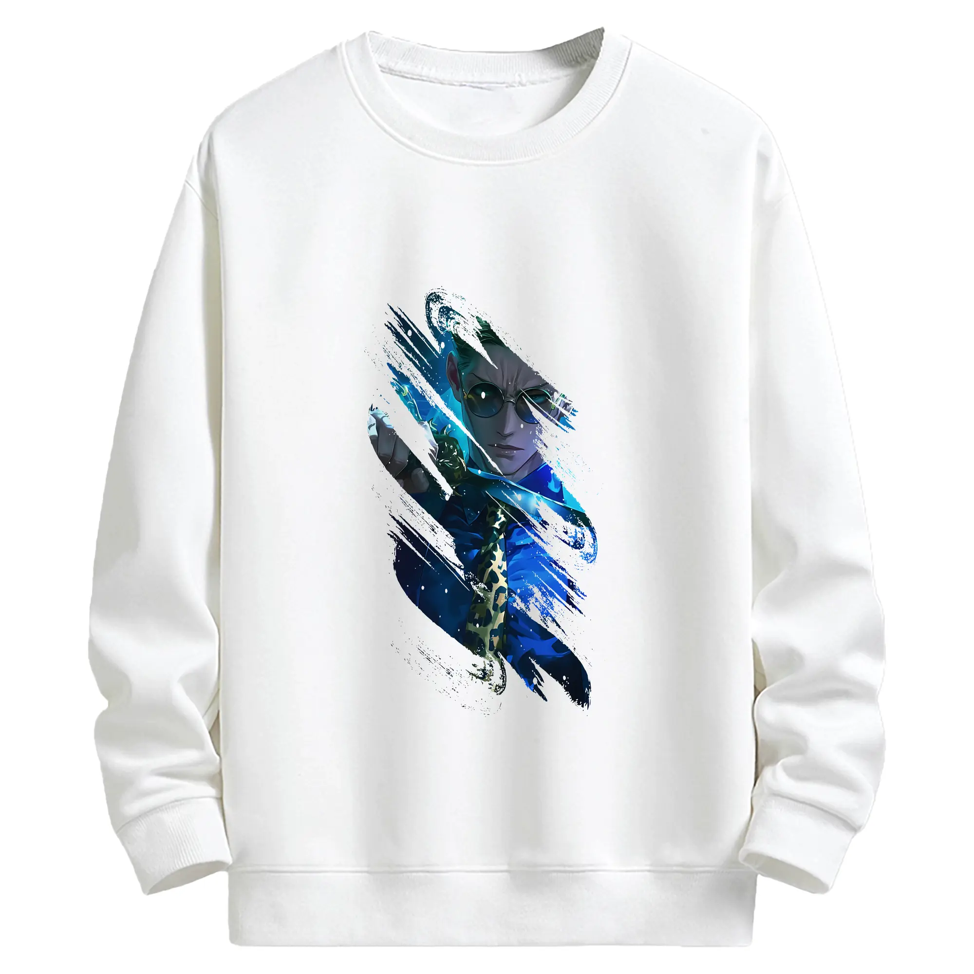 呪術廻戦 グッズ,七海 建人 - キッズ クルーネックスウェットシャツ ・ フロントプリント ・ 綿80％ ポリエステル20％ ・ 快適 通学 スポーツ 日常使い お散歩用