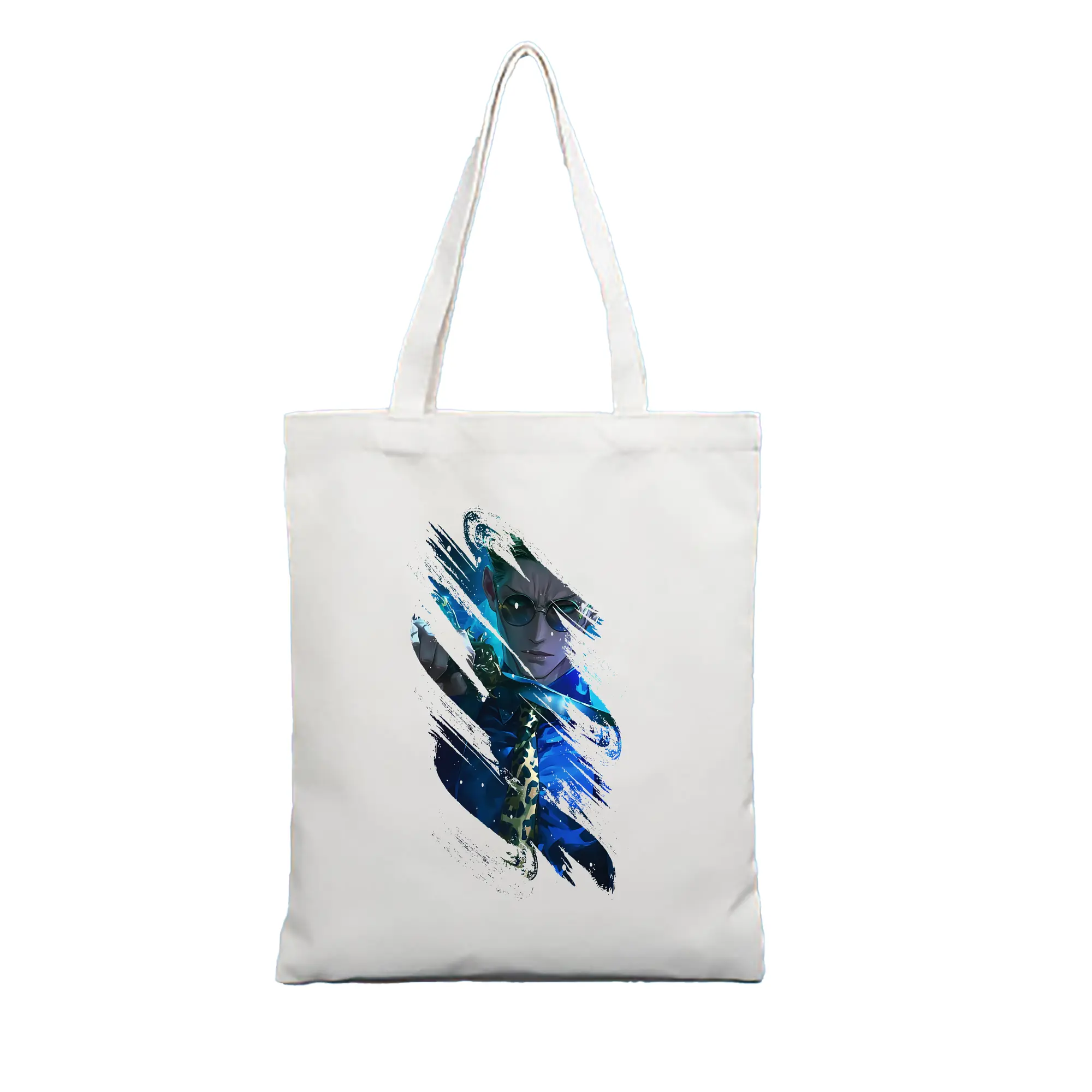 呪術廻戦 グッズ,七海 建人 - 縦型キャンバス手提げバッグ（トートバッグ） ・ キャンバス素材 ・ ショッピング用 ・ 軽量 丈夫 お手入れ簡単