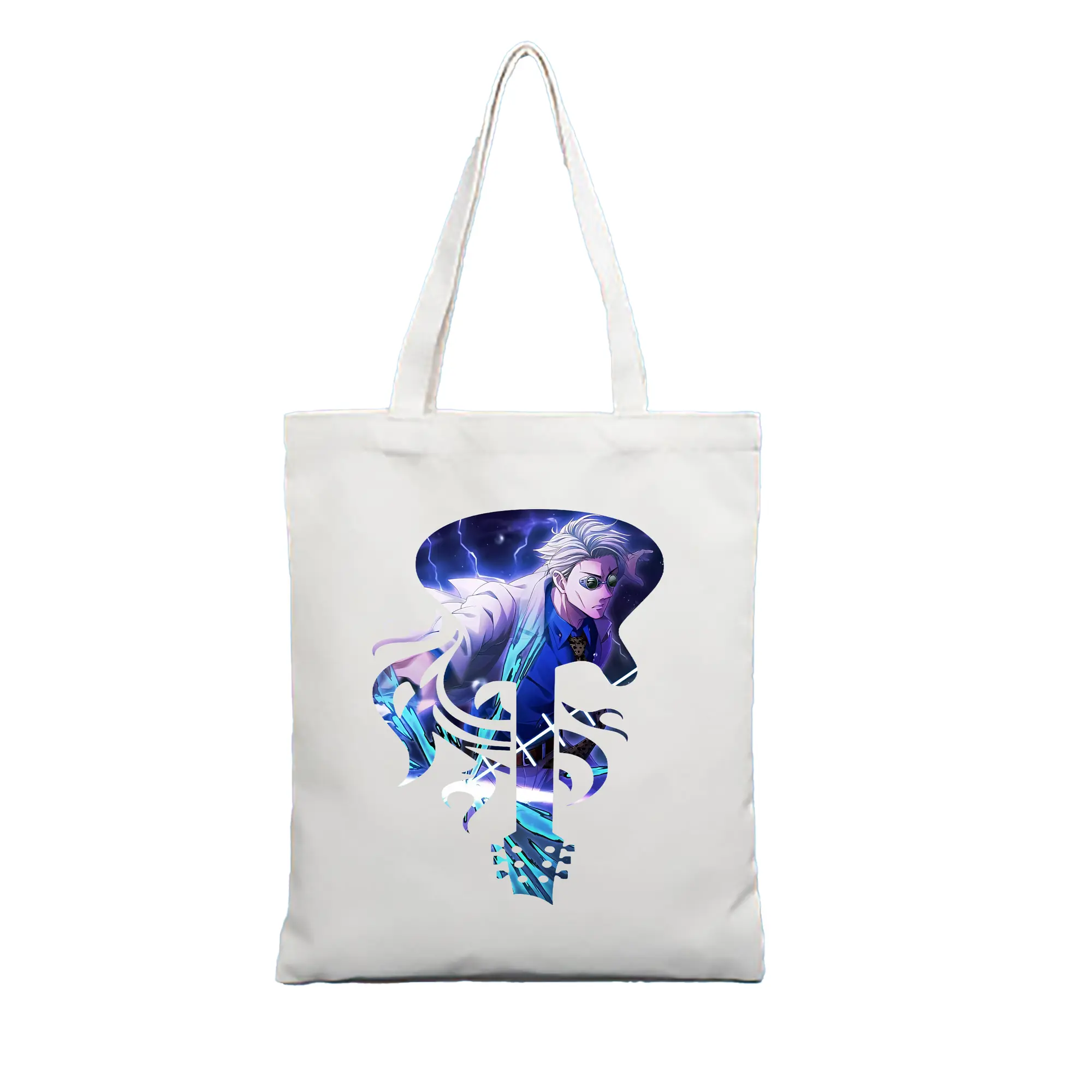 呪術廻戦 グッズ,七海 建人 - 縦型キャンバス手提げバッグ（トートバッグ） ・ キャンバス素材 ・ ショッピング用 ・ 軽量 丈夫 お手入れ簡単