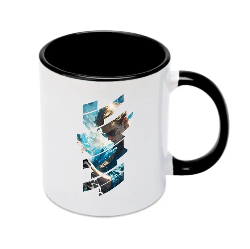 呪術廻戦 グッズ,七海 建人 - カラフルマグカップ ・ 陶器 ・ 熱転写プリント ・ 鮮やかデザイン ・ 耐久性 高品質 ・ コーヒー お茶 ギフト用