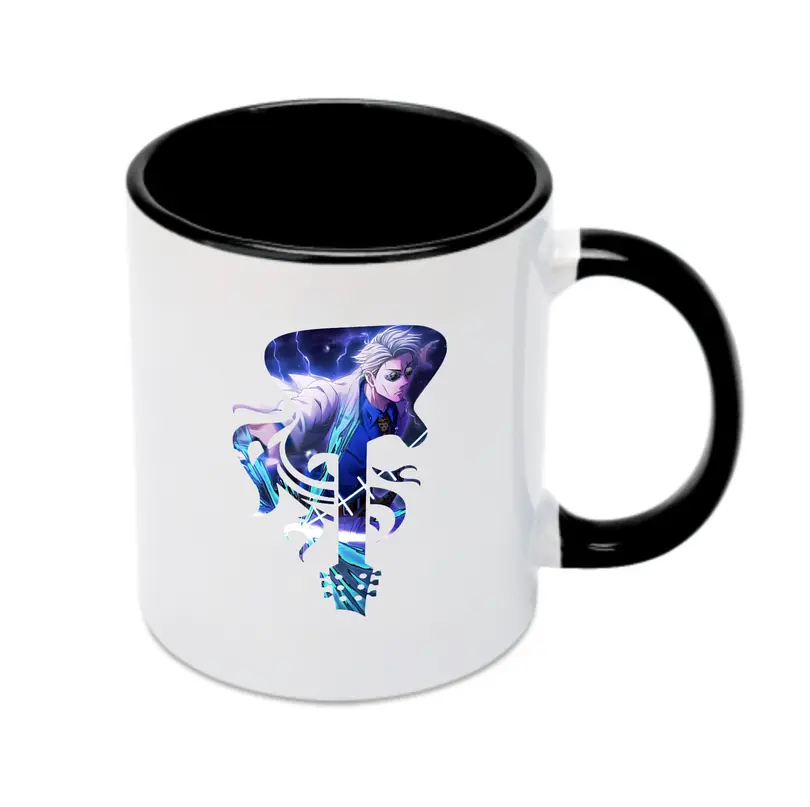 呪術廻戦 グッズ,七海 建人 - カラフルマグカップ ・ 陶器 ・ 熱転写プリント ・ 鮮やかデザイン ・ 耐久性 高品質 ・ コーヒー お茶 ギフト用