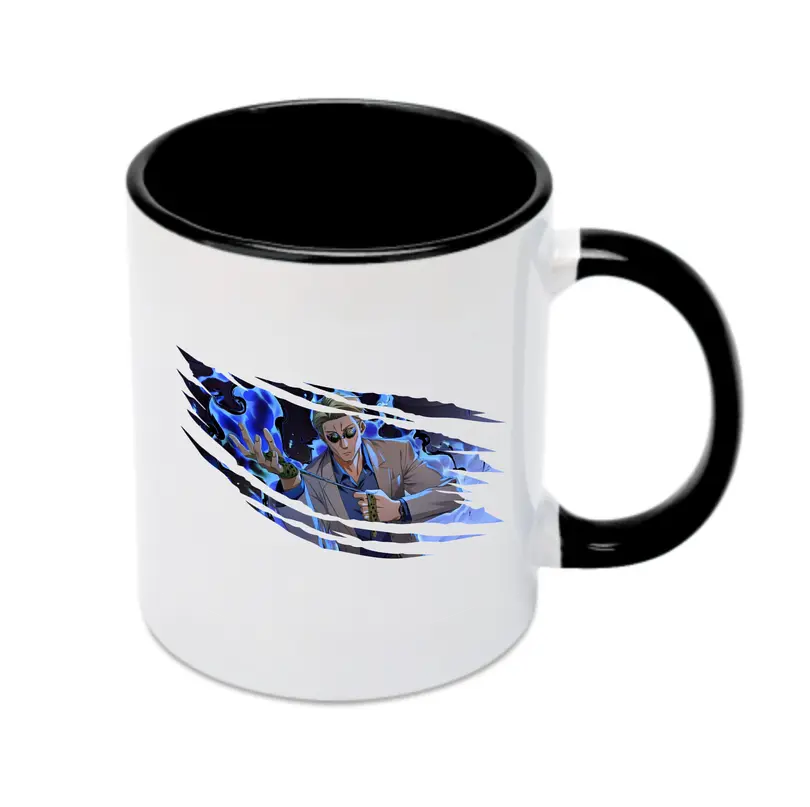 呪術廻戦 グッズ,七海 建人 - カラフルマグカップ ・ 陶器 ・ 熱転写プリント ・ 鮮やかデザイン ・ 耐久性 高品質 ・ コーヒー お茶 ギフト用