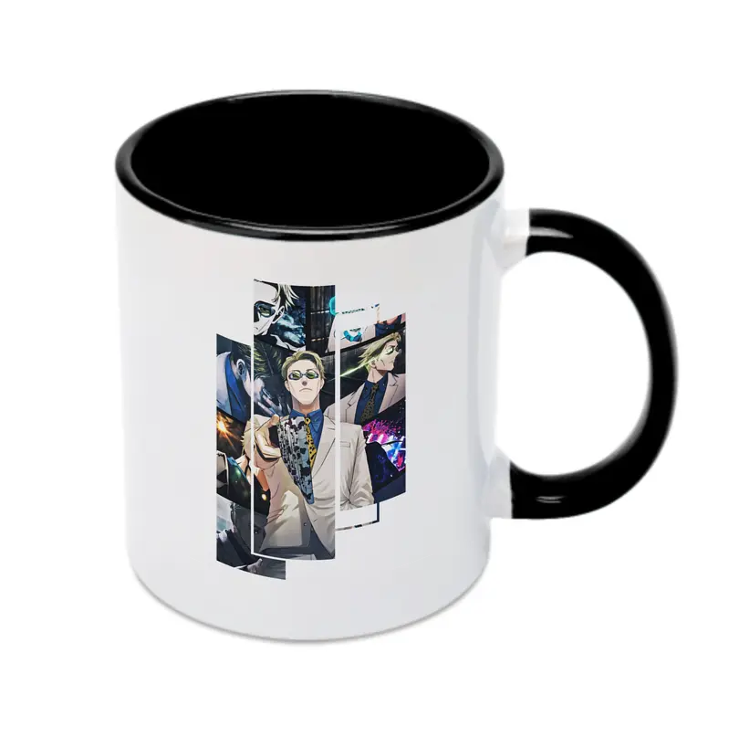 呪術廻戦 グッズ,七海 建人 - カラフルマグカップ ・ 陶器 ・ 熱転写プリント ・ 鮮やかデザイン ・ 耐久性 高品質 ・ コーヒー お茶 ギフト用