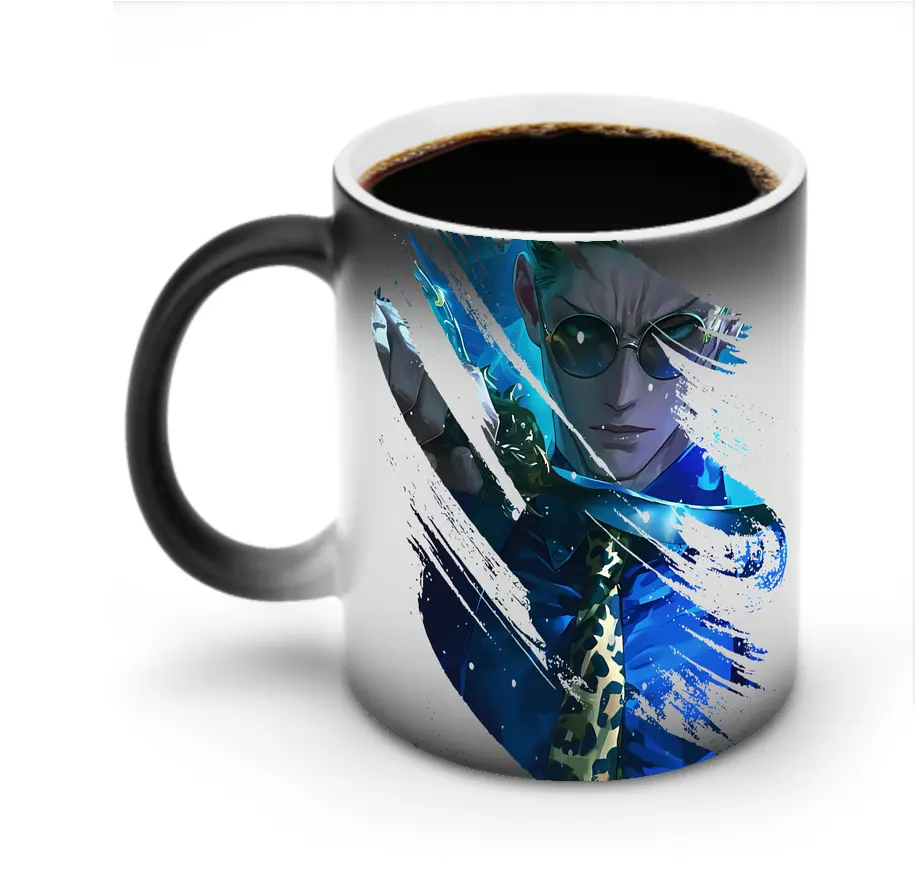 呪術廻戦 グッズ,七海 建人 - 変色マグカップ ・ セラミック ・ 熱転写プリント ・ 耐久性 高品質 ・ ギフト・自宅用 コーヒー お茶