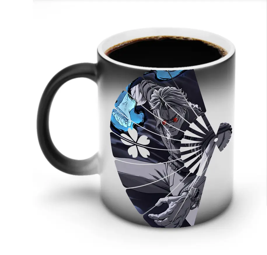 呪術廻戦 グッズ,七海 建人 - 変色マグカップ ・ セラミック ・ 熱転写プリント ・ 耐久性 高品質 ・ ギフト・自宅用 コーヒー お茶