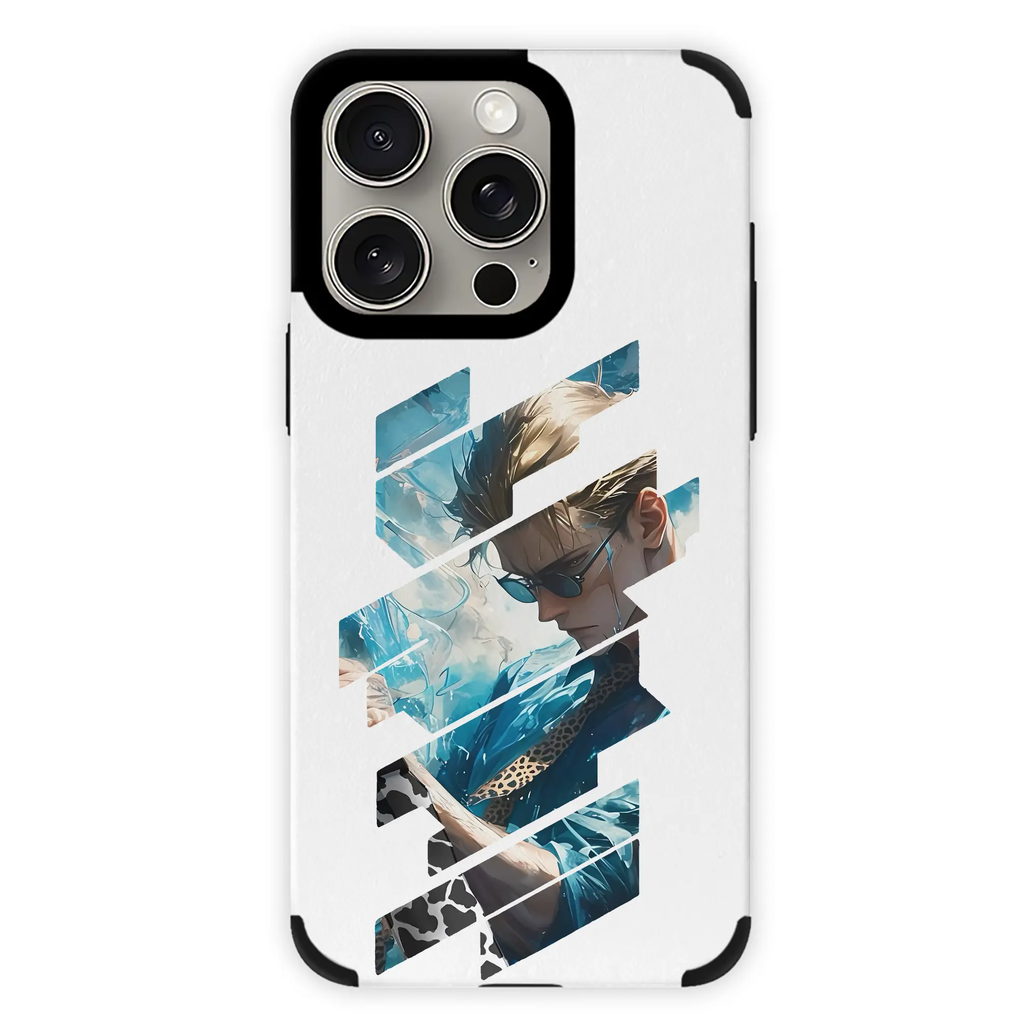 呪術廻戦 グッズ,七海 建人 - IPhone15ProMax対応 ・ PUレザースマホケース ・ 耐衝撃 ・ 黄変防止 ・ 360度全面保護 ・ 柔らか手触り ・ 3D立体ボタン