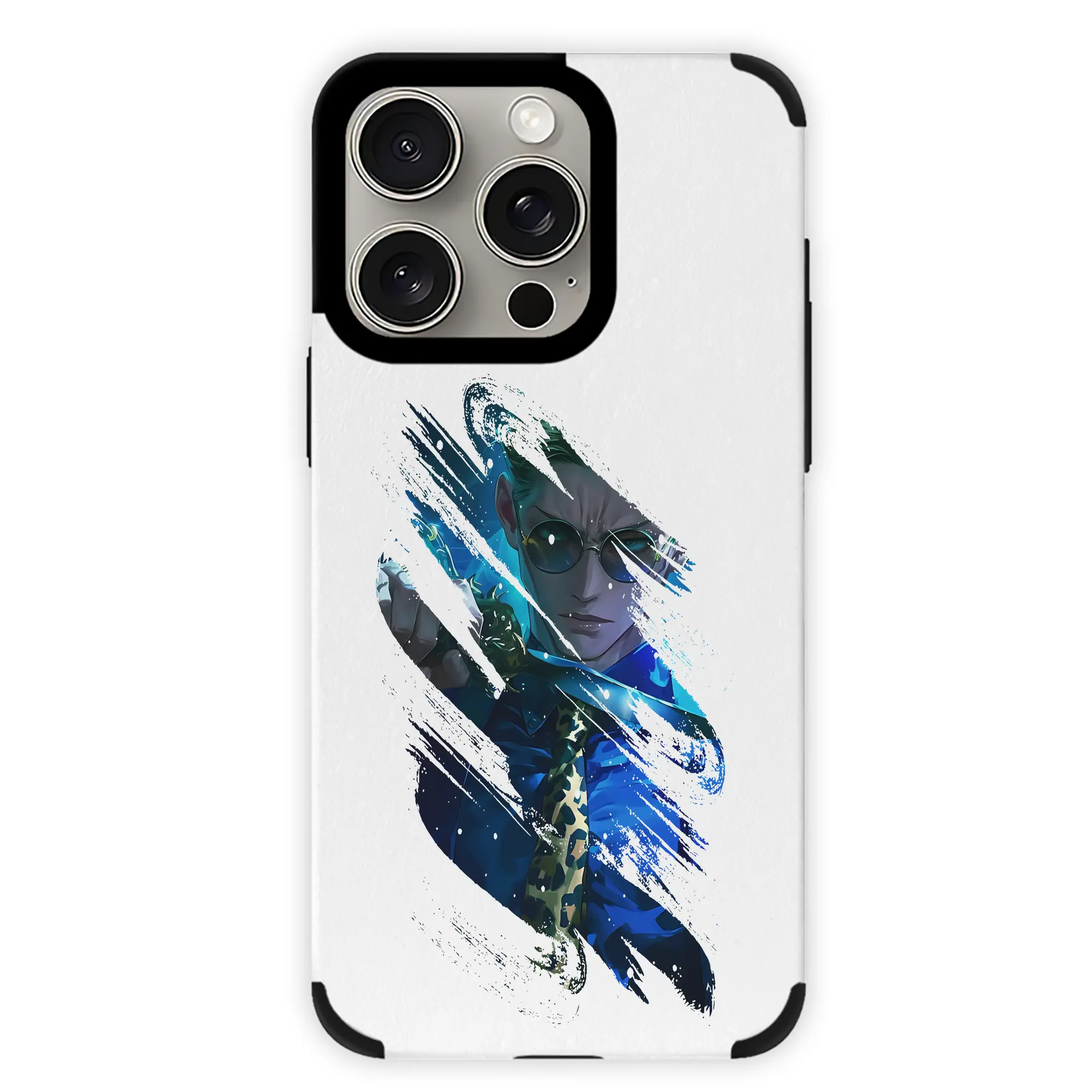 呪術廻戦 グッズ,七海 建人 - IPhone15ProMax対応 ・ PUレザースマホケース ・ 耐衝撃 ・ 黄変防止 ・ 360度全面保護 ・ 柔らか手触り ・ 3D立体ボタン