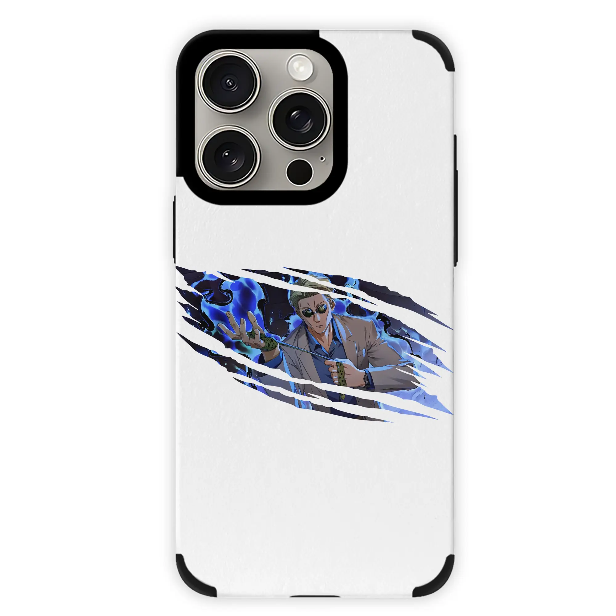 呪術廻戦 グッズ,七海 建人 - IPhone15ProMax対応 ・ PUレザースマホケース ・ 耐衝撃 ・ 黄変防止 ・ 360度全面保護 ・ 柔らか手触り ・ 3D立体ボタン