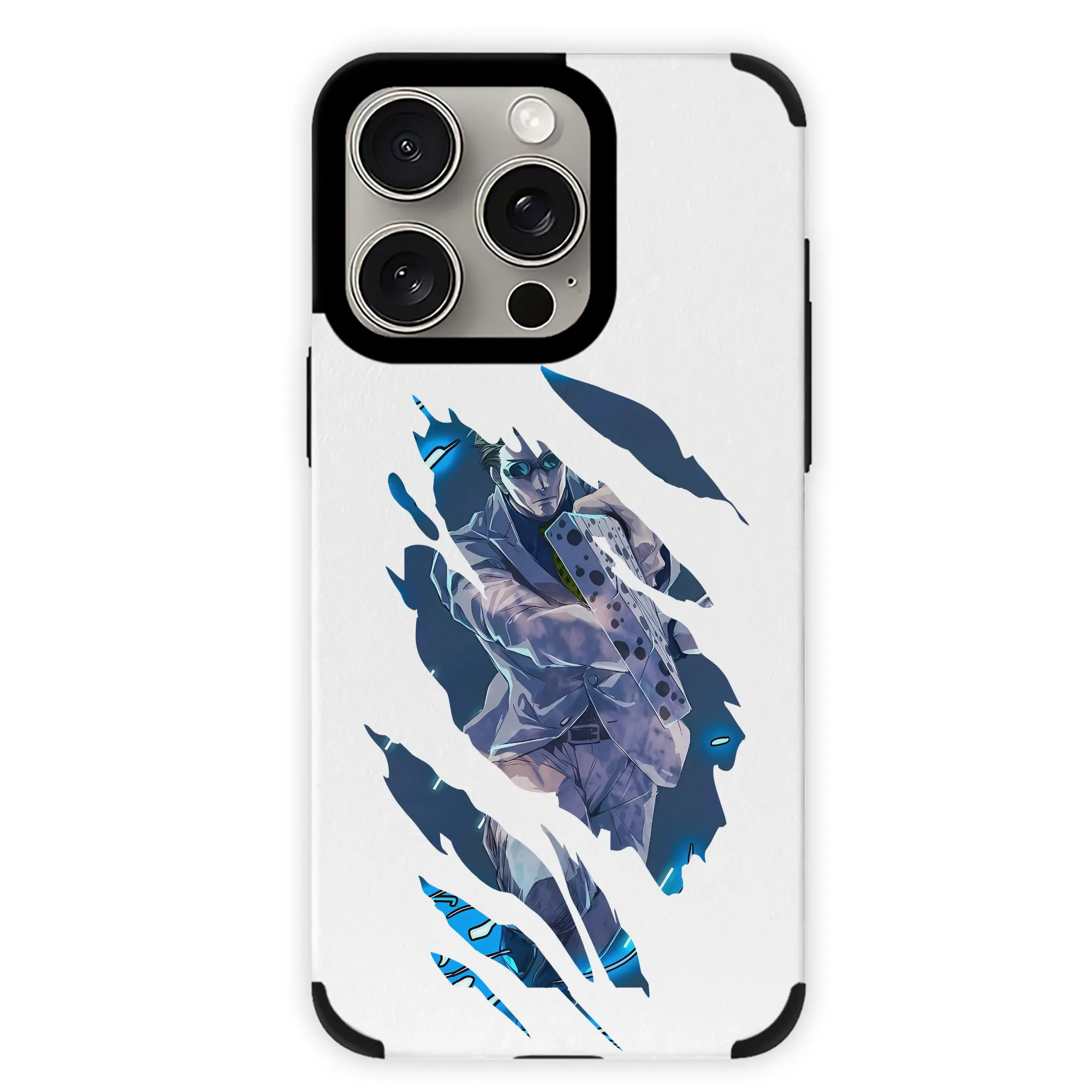 呪術廻戦 グッズ,七海 建人 - IPhone15ProMax対応 ・ PUレザースマホケース ・ 耐衝撃 ・ 黄変防止 ・ 360度全面保護 ・ 柔らか手触り ・ 3D立体ボタン