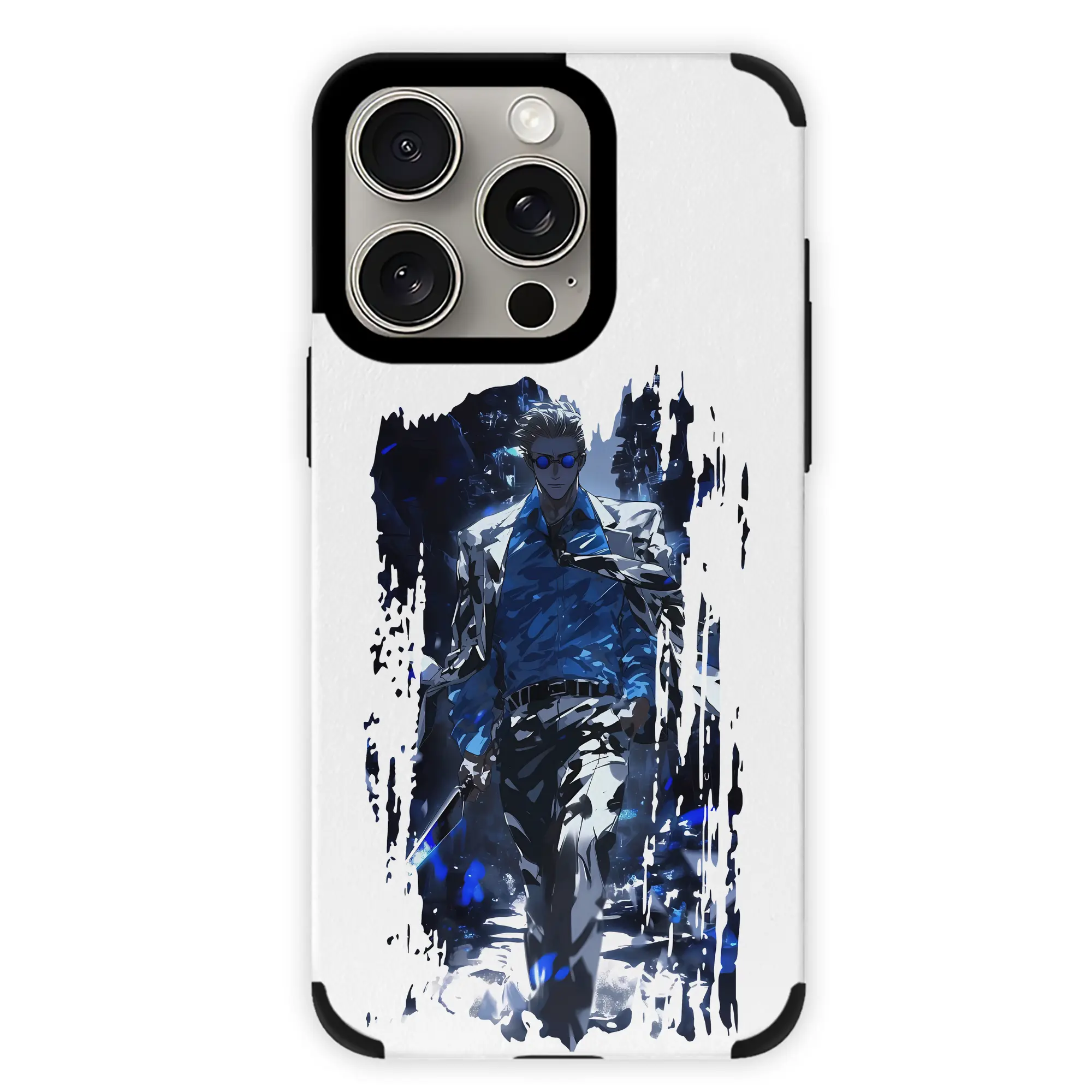 呪術廻戦 グッズ,七海 建人 - IPhone15ProMax対応 ・ PUレザースマホケース ・ 耐衝撃 ・ 黄変防止 ・ 360度全面保護 ・ 柔らか手触り ・ 3D立体ボタン