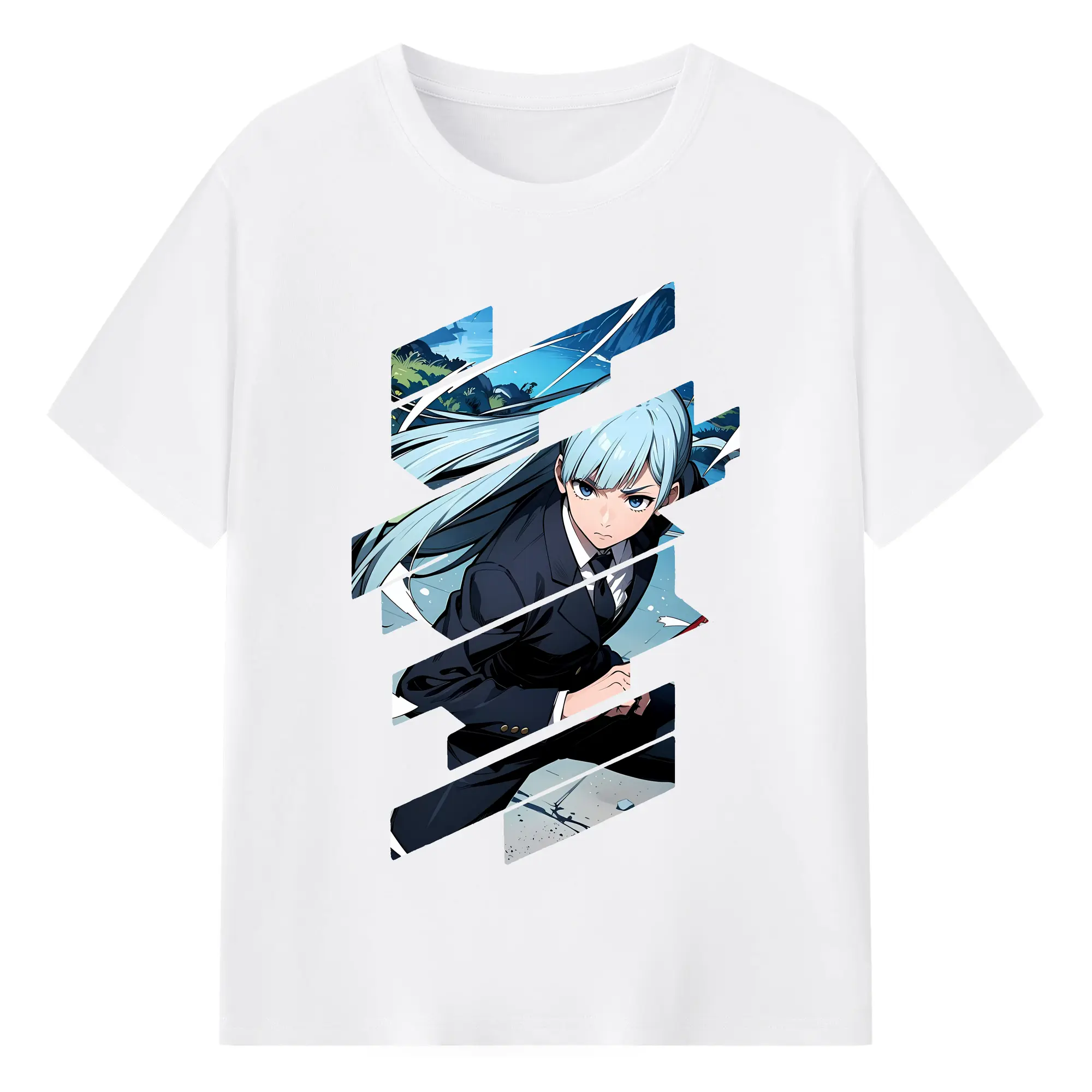 呪術廻戦 グッズ,三輪 霞 - 綿100％ 半袖Tシャツ ・ フロントプリント ・ 快適 通気性 ・ 日常使い 散歩 スポーツ用