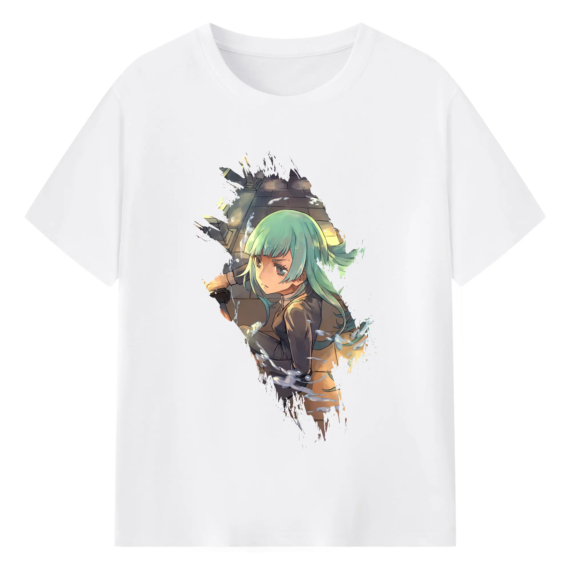 呪術廻戦 グッズ,三輪 霞 - 綿100％ 半袖Tシャツ ・ フロントプリント ・ 快適 通気性 ・ 日常使い 散歩 スポーツ用