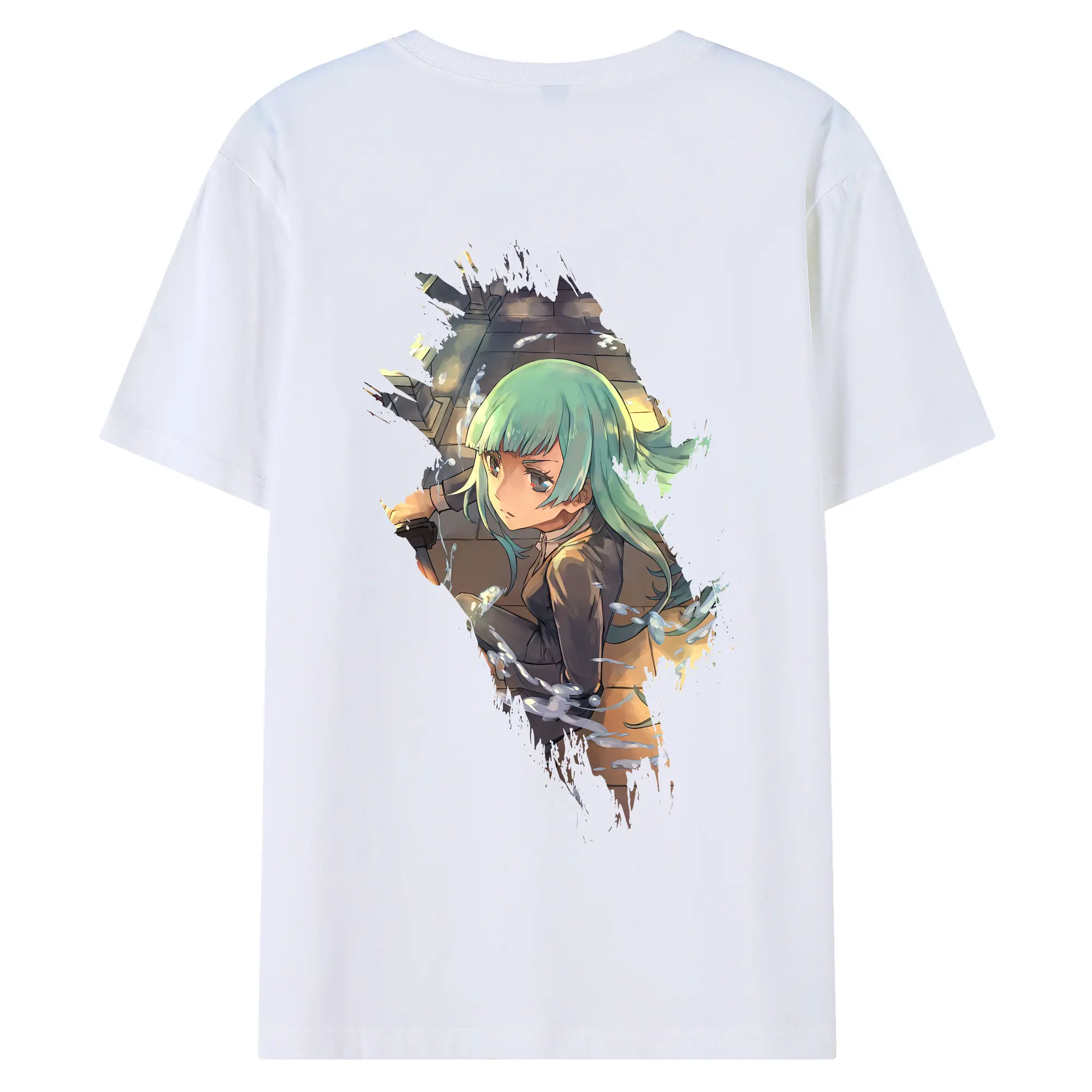 呪術廻戦 グッズ,三輪 霞 - 綿100％ 半袖Tシャツ ・ バックプリント ・ 快適 通気性 ・ 日常使い 散歩 スポーツ用