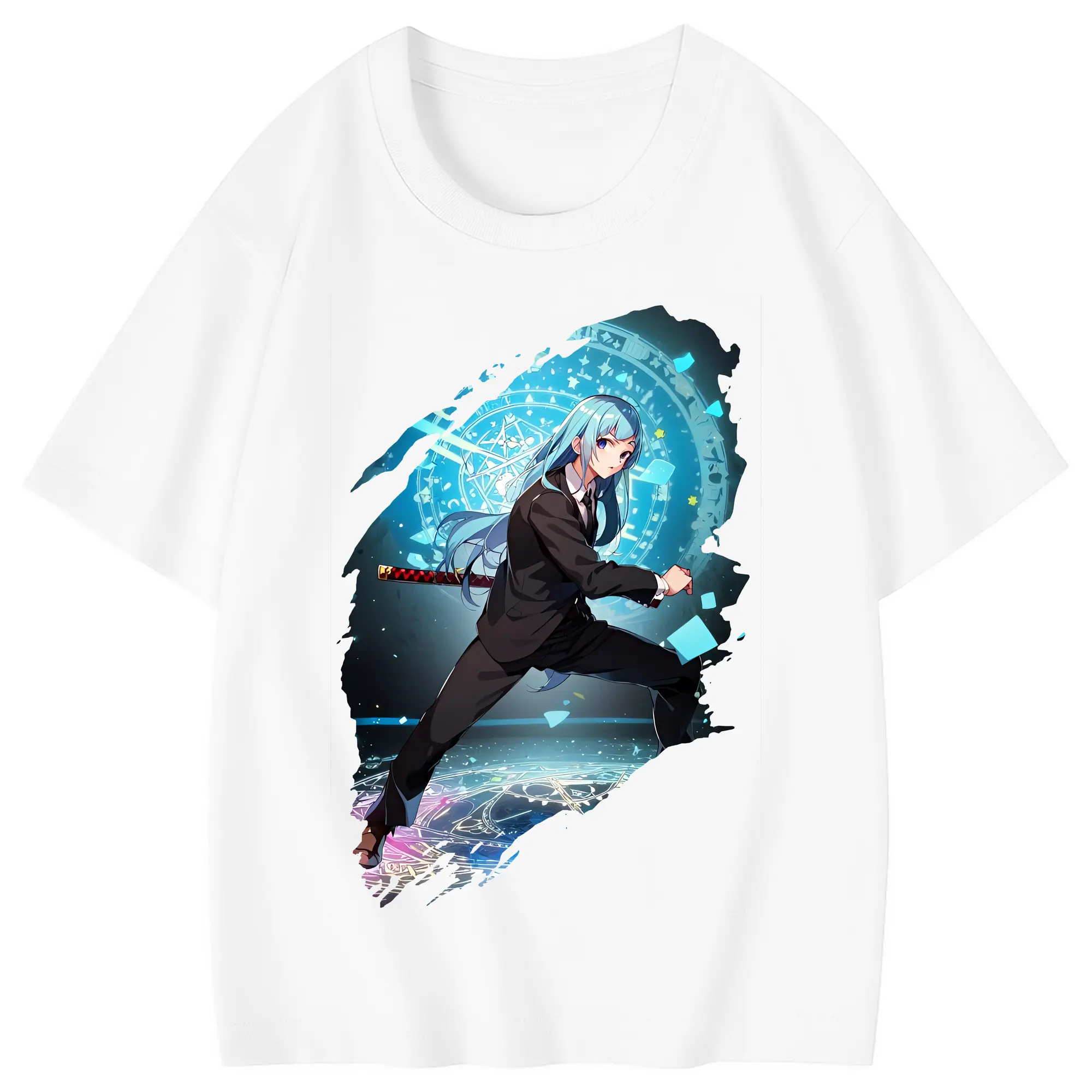 呪術廻戦 グッズ,三輪 霞 - 綿100％ キッズTシャツ ・ フロントプリント ・ 快適 通気性 ・ スポーツ カジュアル 散歩用