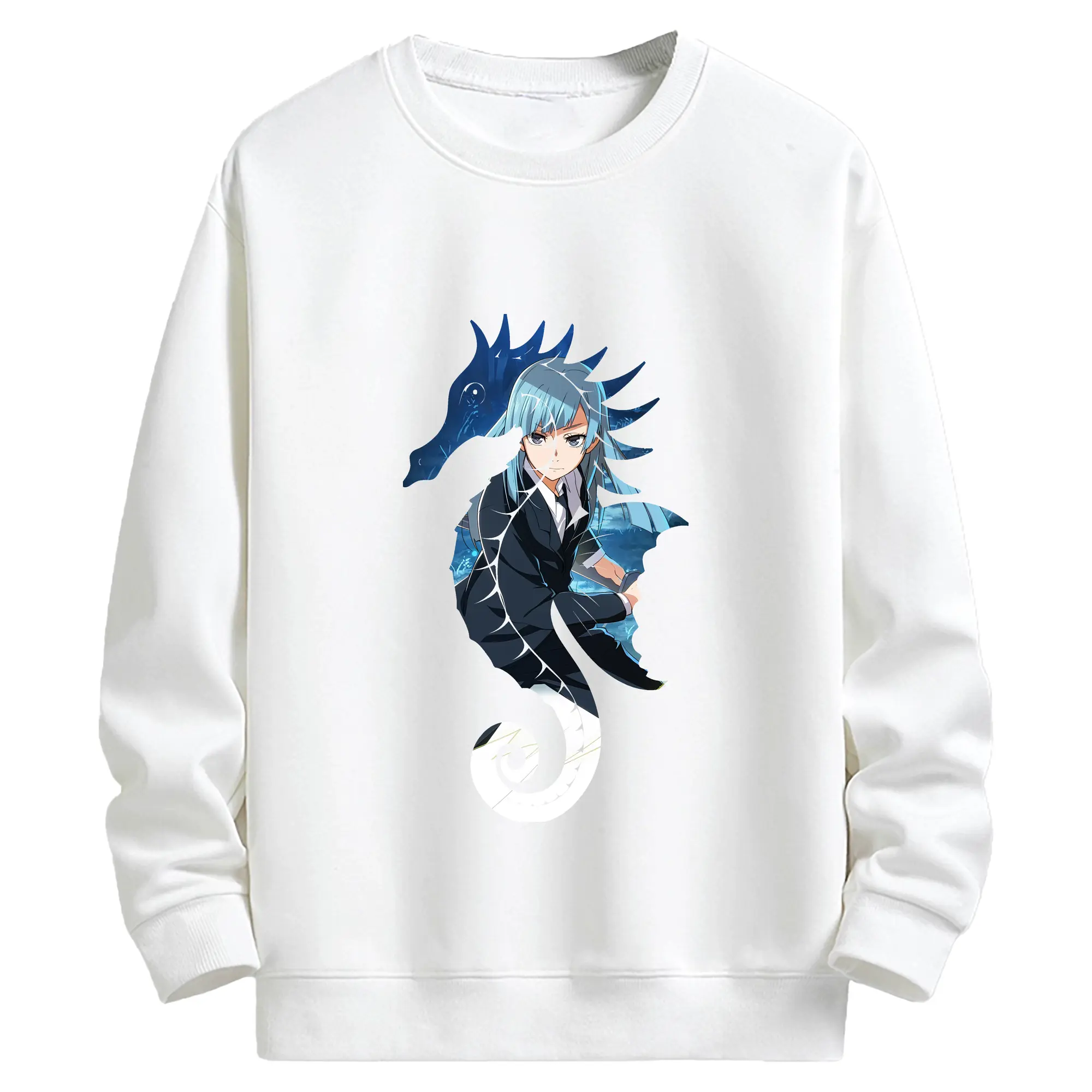 呪術廻戦 グッズ,三輪 霞 - 高品質 クルーネック スウェット ・ コットン59％ ポリエステル41％ ・ ユニセックス 長袖 トレーナー ・ カジュアル デイリー スポーツ 散歩用