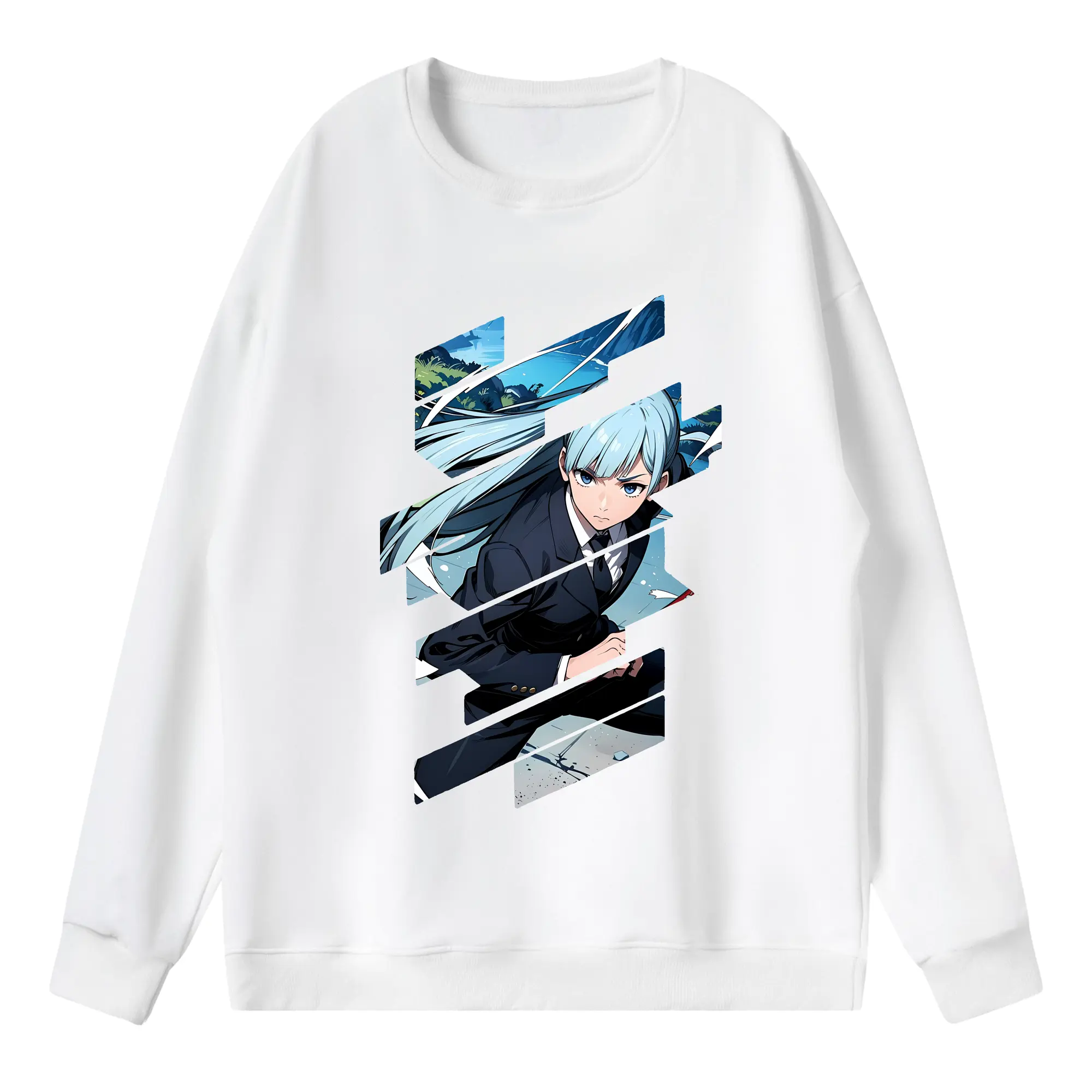 呪術廻戦 グッズ,三輪 霞 - 薄手 クルーネック スウェット 裏毛260g · ポリエステル 春秋向け カジュアル 男女兼用 · トレーナー デイリー スポーツ 散歩に最適