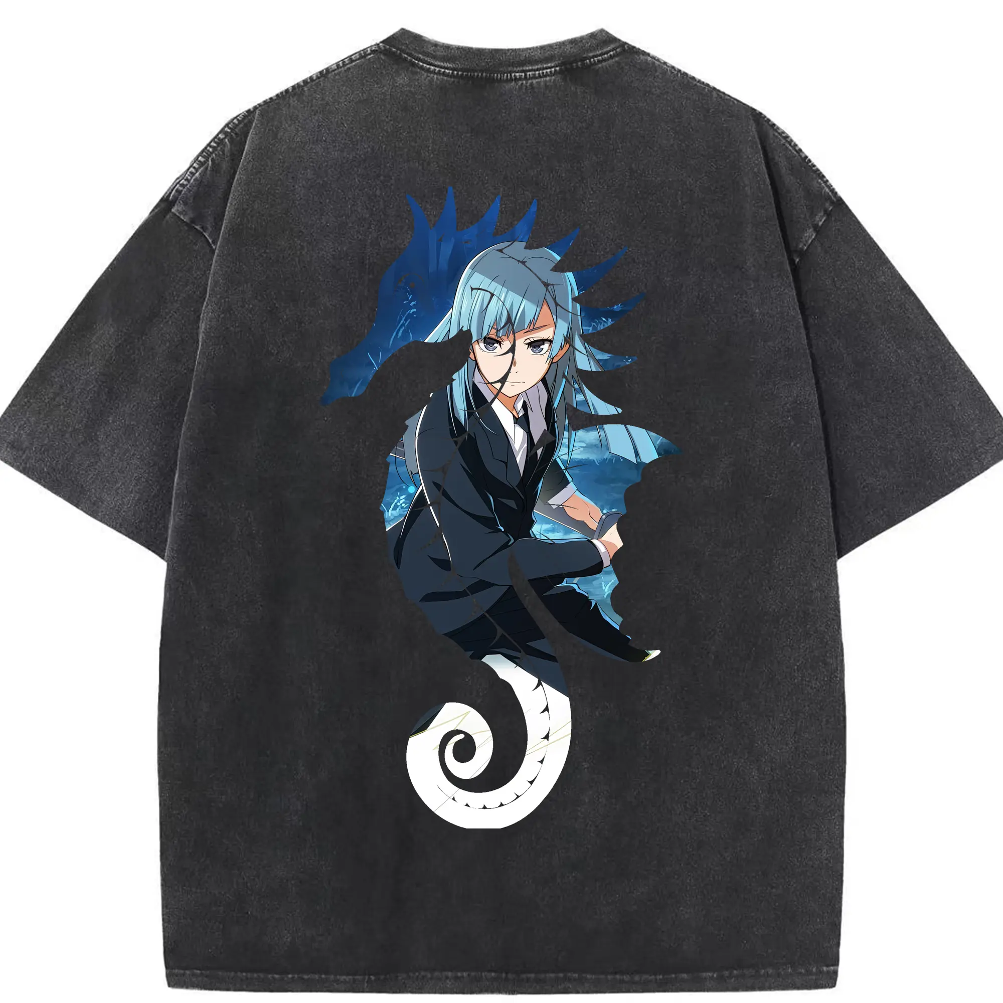 呪術廻戦 グッズ,三輪 霞 - 綿100％ ヴィンテージ風 半袖Tシャツ ・ 背面プリント ・ 柔らか肌触り ・ 通気性 快適 ・ スポーツ カジュアル 外出用