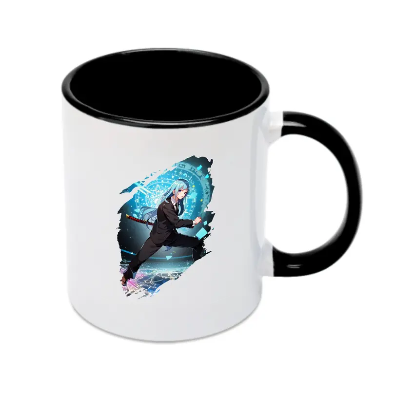 呪術廻戦 グッズ,三輪 霞 - カラフルマグカップ ・ 陶器 ・ 熱転写プリント ・ 鮮やかデザイン ・ 耐久性 高品質 ・ コーヒー お茶 ギフト用
