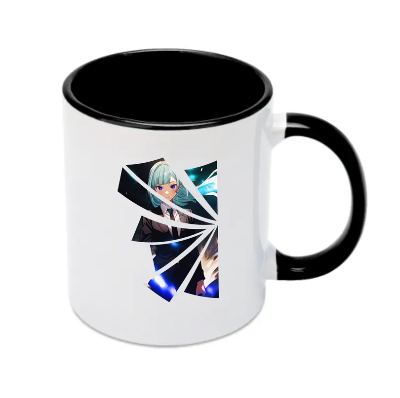 呪術廻戦 グッズ,三輪 霞 - カラフルマグカップ ・ 陶器 ・ 熱転写プリント ・ 鮮やかデザイン ・ 耐久性 高品質 ・ コーヒー お茶 ギフト用