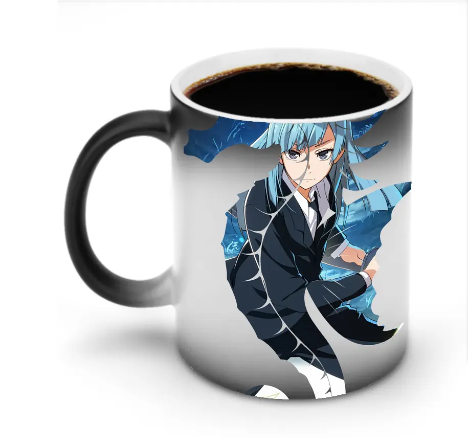 呪術廻戦 グッズ,三輪 霞 - 変色マグカップ ・ セラミック ・ 熱転写プリント ・ 耐久性 高品質 ・ ギフト・自宅用 コーヒー お茶
