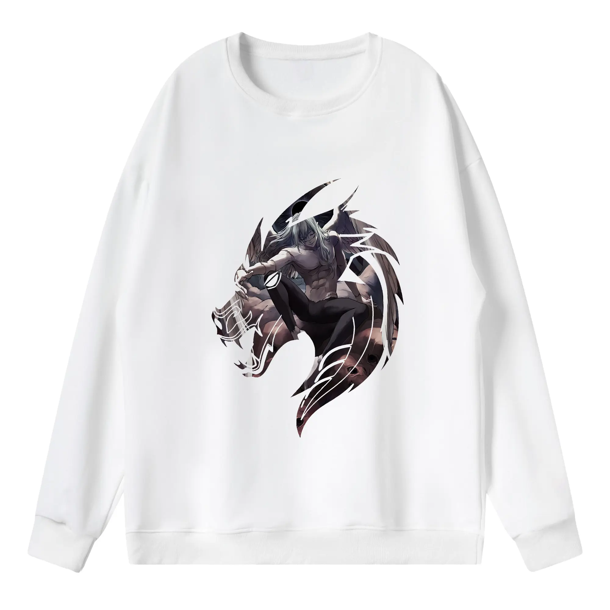 呪術廻戦 グッズ,真人 - 薄手 クルーネック スウェット 裏毛260g · ポリエステル 春秋向け カジュアル 男女兼用 · トレーナー デイリー スポーツ 散歩に最適