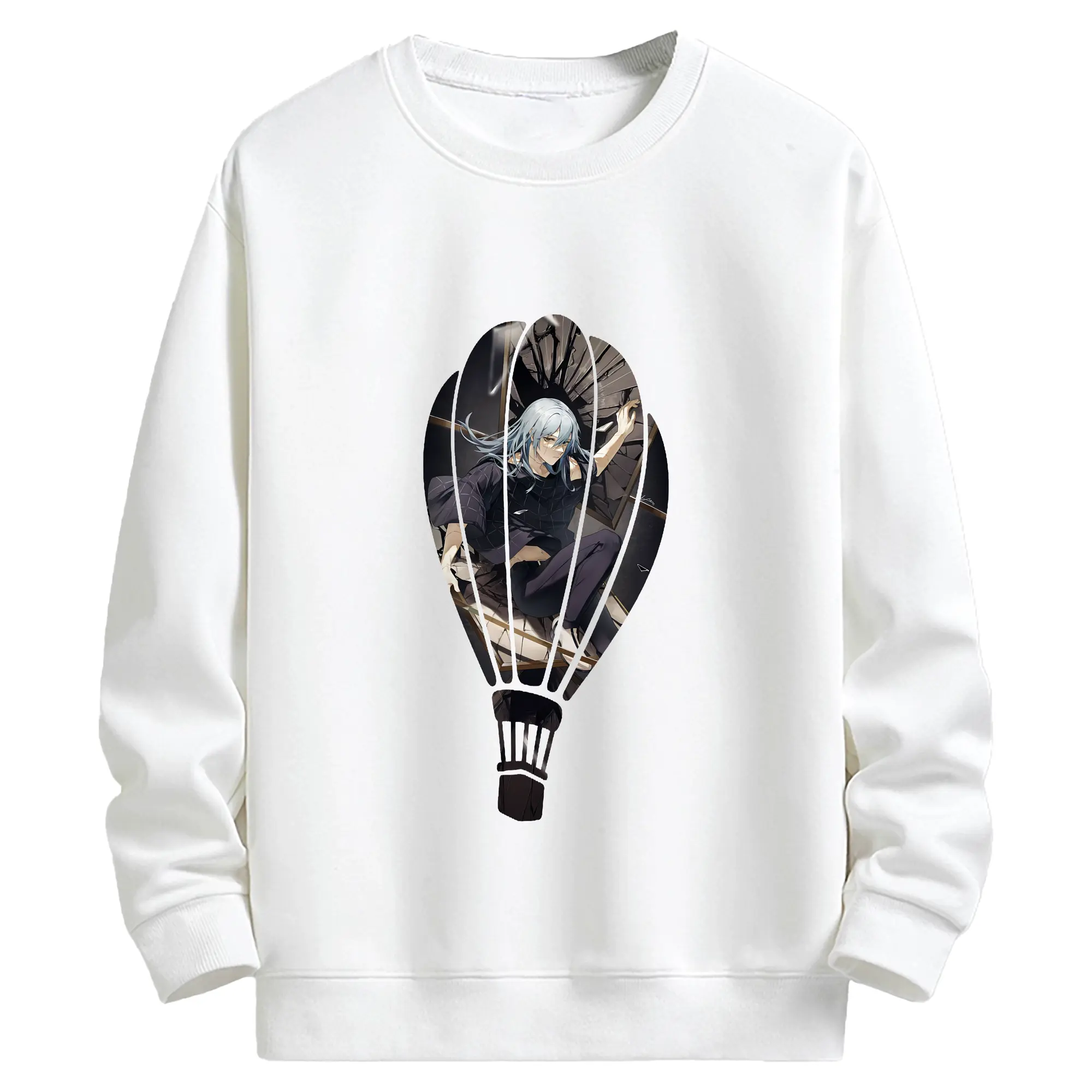 呪術廻戦 グッズ,真人 - キッズ クルーネックスウェットシャツ ・ フロントプリント ・ 綿80％ ポリエステル20％ ・ 快適 通学 スポーツ 日常使い お散歩用