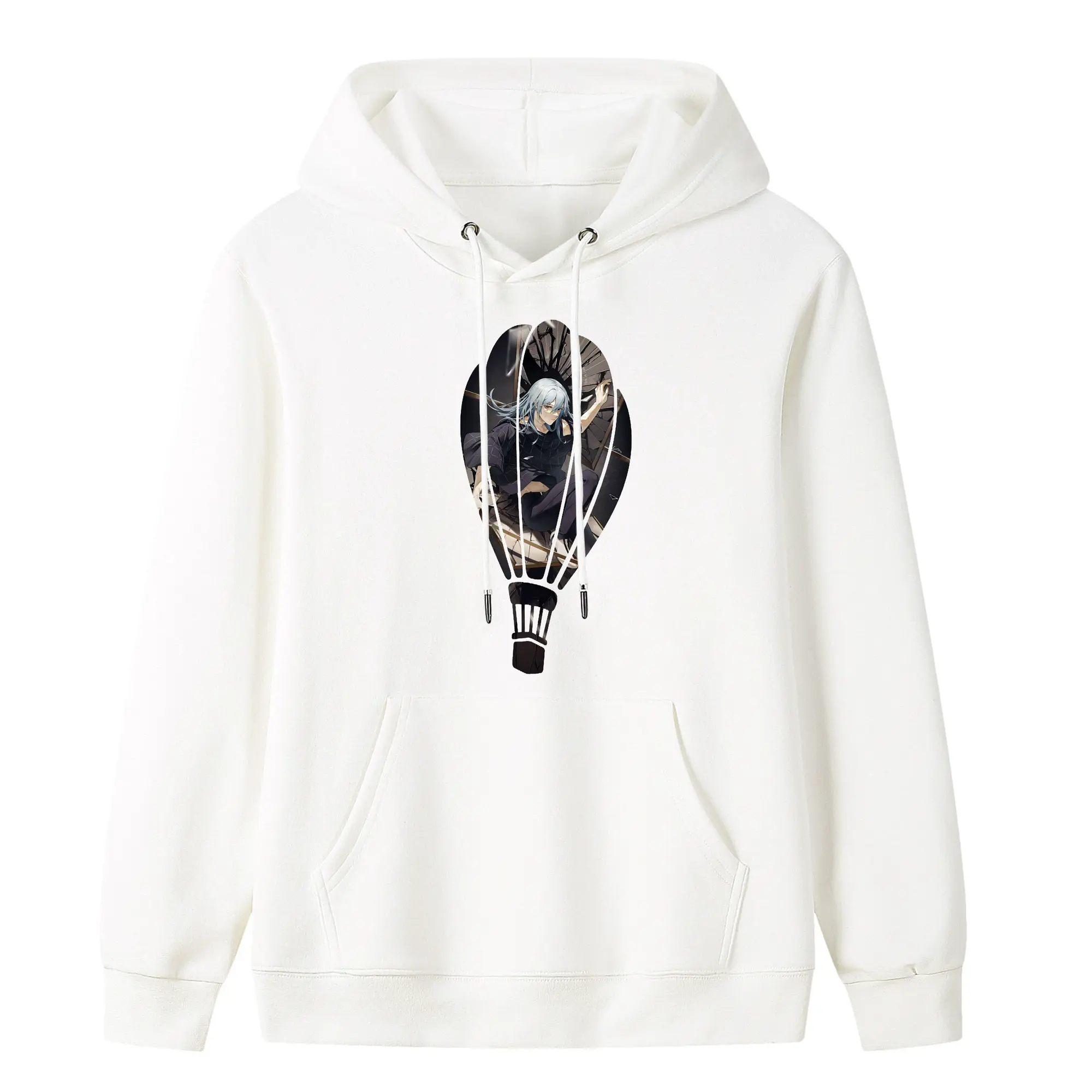 呪術廻戦 グッズ,真人 - キッズ フード付きパーカー ・ フロントプリント ・ ポリエステル100％ ・ 快適 通学 スポーツ 日常使い お散歩用