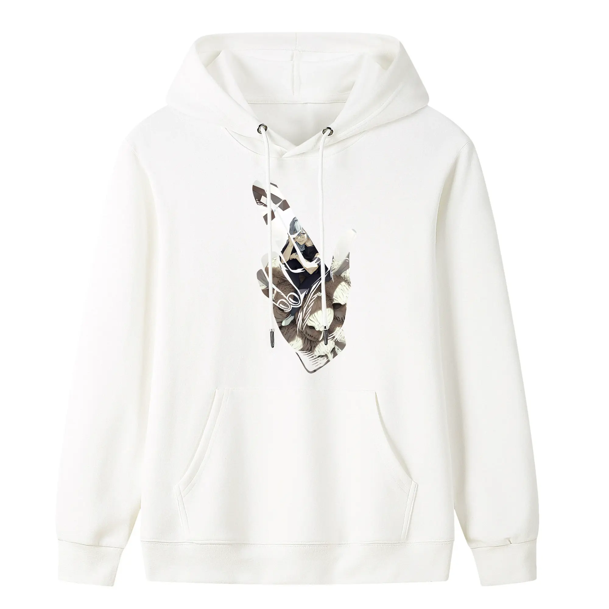 呪術廻戦 グッズ,真人 - キッズ フード付きパーカー ・ フロントプリント ・ ポリエステル100％ ・ 快適 通学 スポーツ 日常使い お散歩用