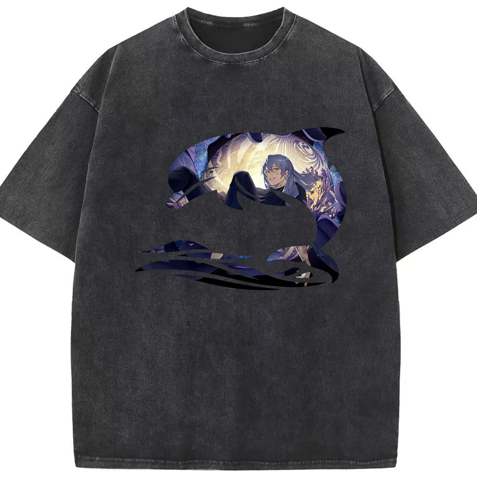 呪術廻戦 グッズ,真人 - 綿100％ ヴィンテージ風 半袖Tシャツ ・ フロントプリント ・ 柔らか肌触り ・ 通気性 快適 ・ スポーツ カジュアル 外出用