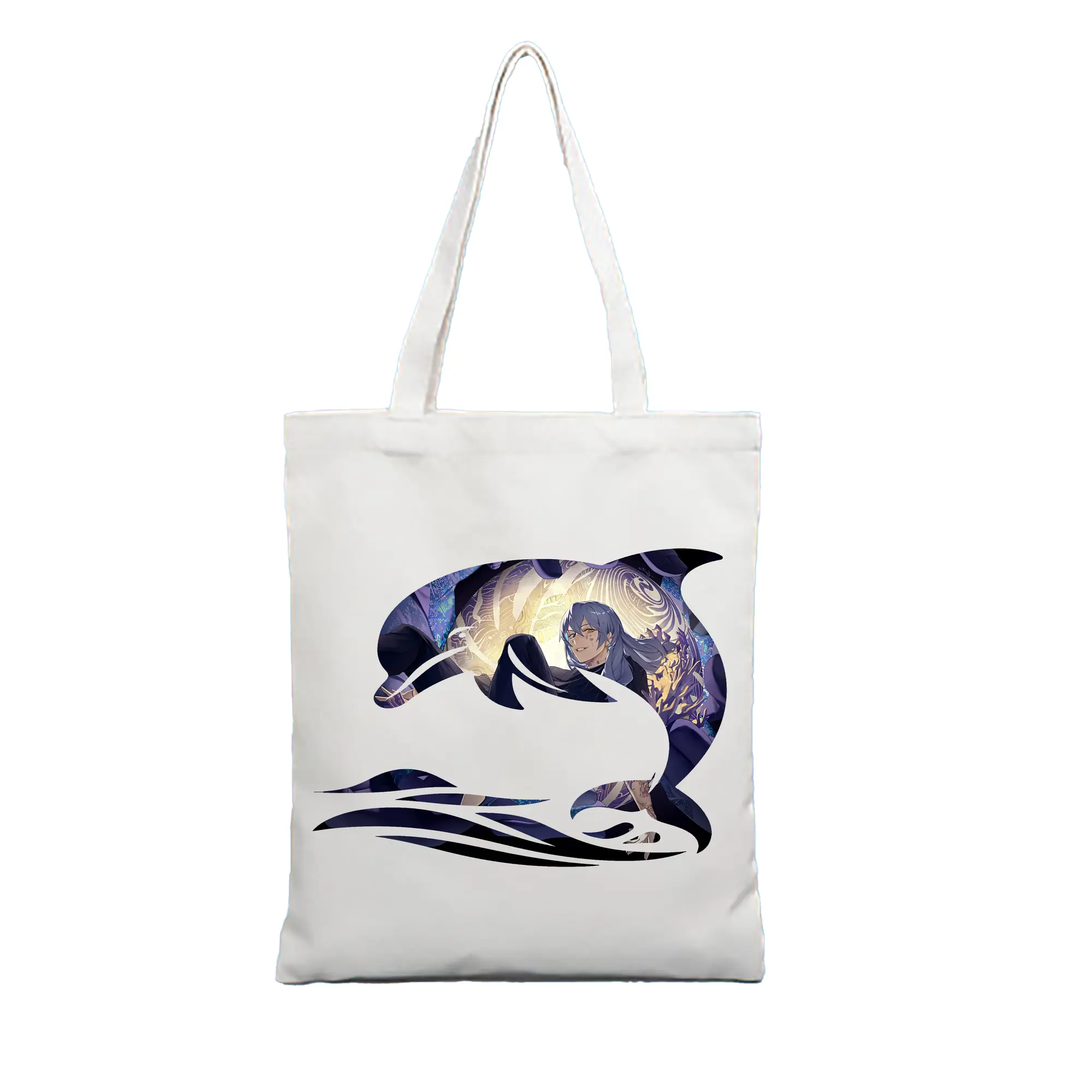 呪術廻戦 グッズ,真人 - 縦型キャンバス手提げバッグ（トートバッグ） ・ キャンバス素材 ・ ショッピング用 ・ 軽量 丈夫 お手入れ簡単