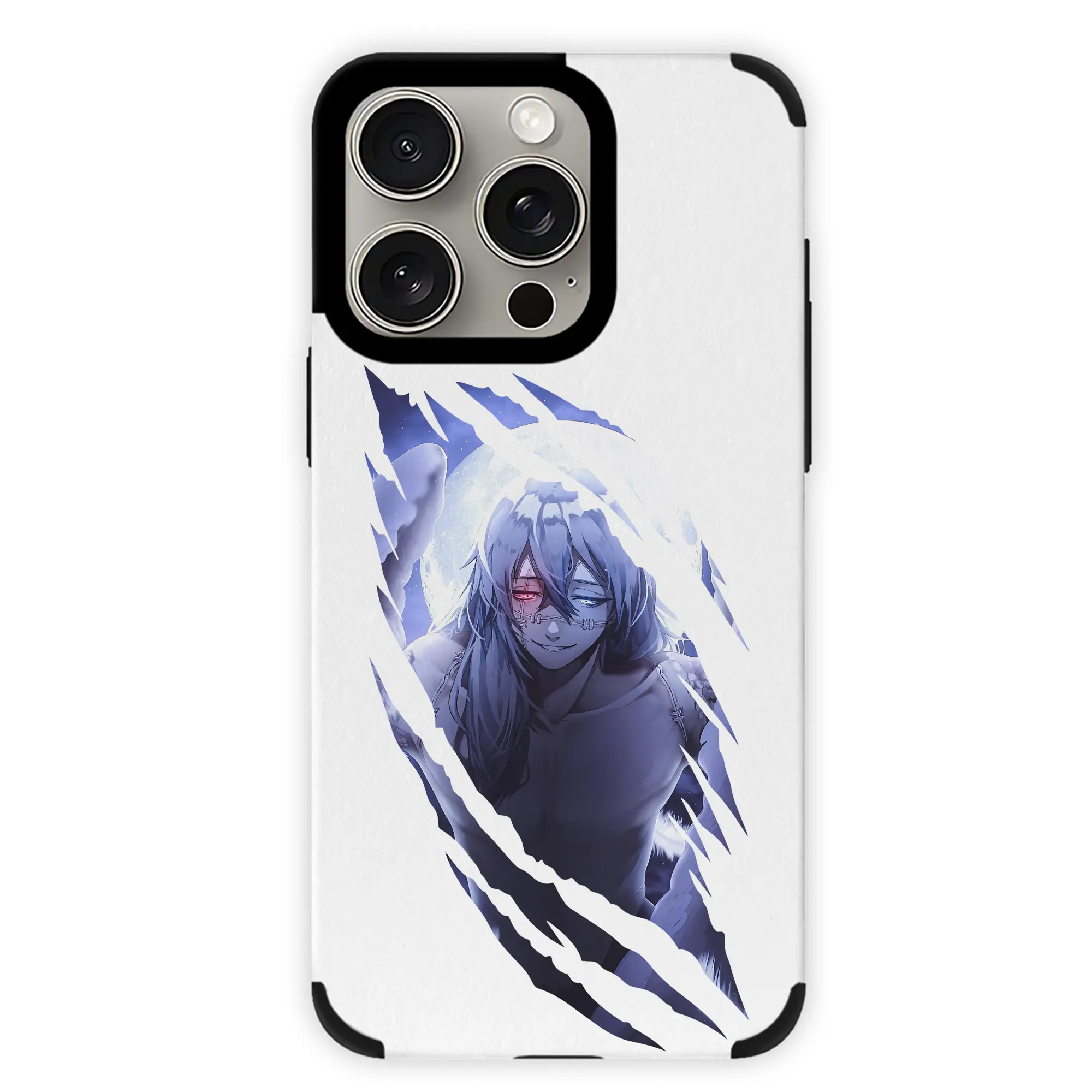 呪術廻戦 グッズ,真人 - IPhone15ProMax対応 ・ PUレザースマホケース ・ 耐衝撃 ・ 黄変防止 ・ 360度全面保護 ・ 柔らか手触り ・ 3D立体ボタン