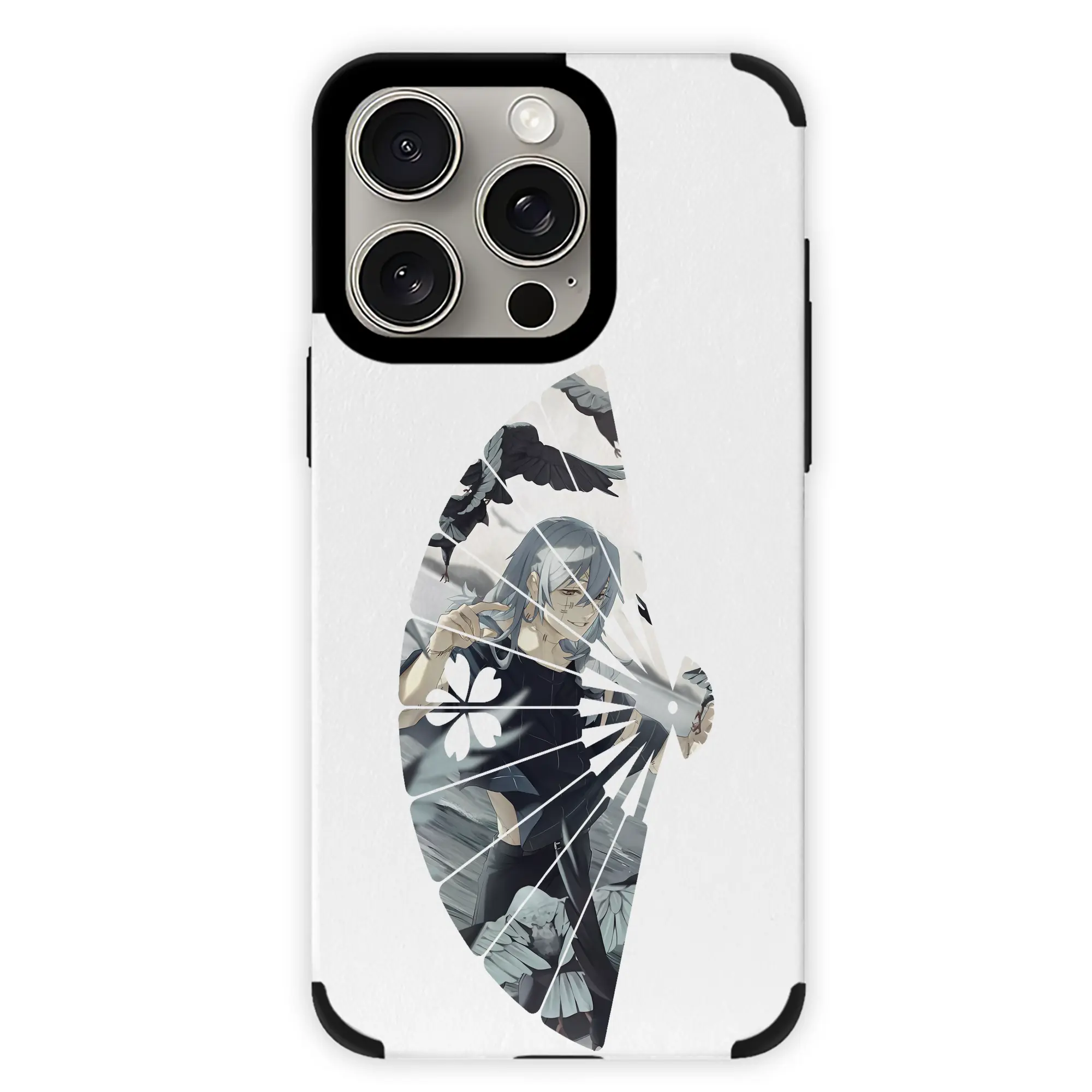 呪術廻戦 グッズ,真人 - IPhone15ProMax対応 ・ PUレザースマホケース ・ 耐衝撃 ・ 黄変防止 ・ 360度全面保護 ・ 柔らか手触り ・ 3D立体ボタン