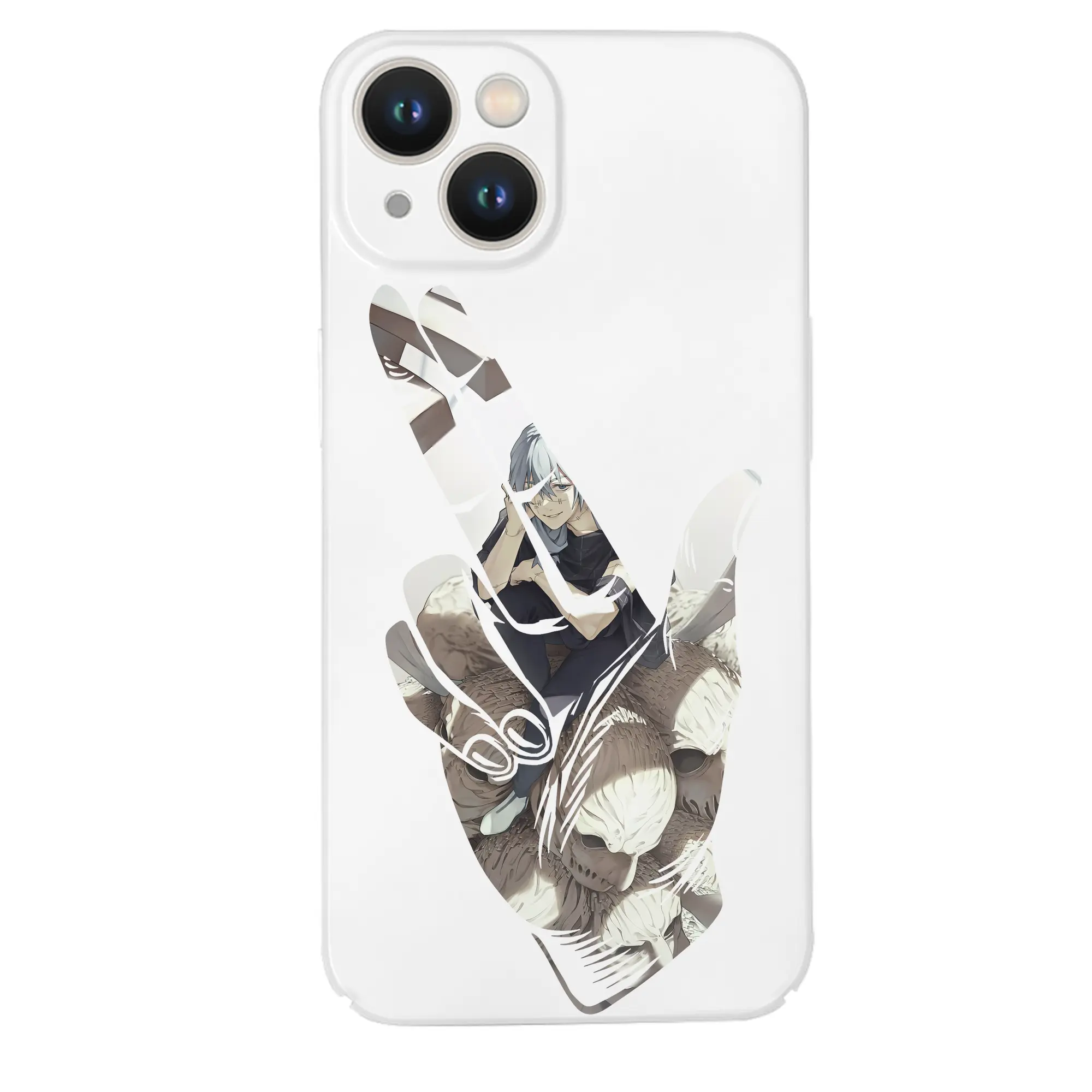呪術廻戦 グッズ,真人 - IPhone 14シリーズ対応 ・ ハードケース ・ 衝撃吸収 ・ 360度密着 ・ カメラ保護 ・ 高品質プラスチック ・ 快適操作