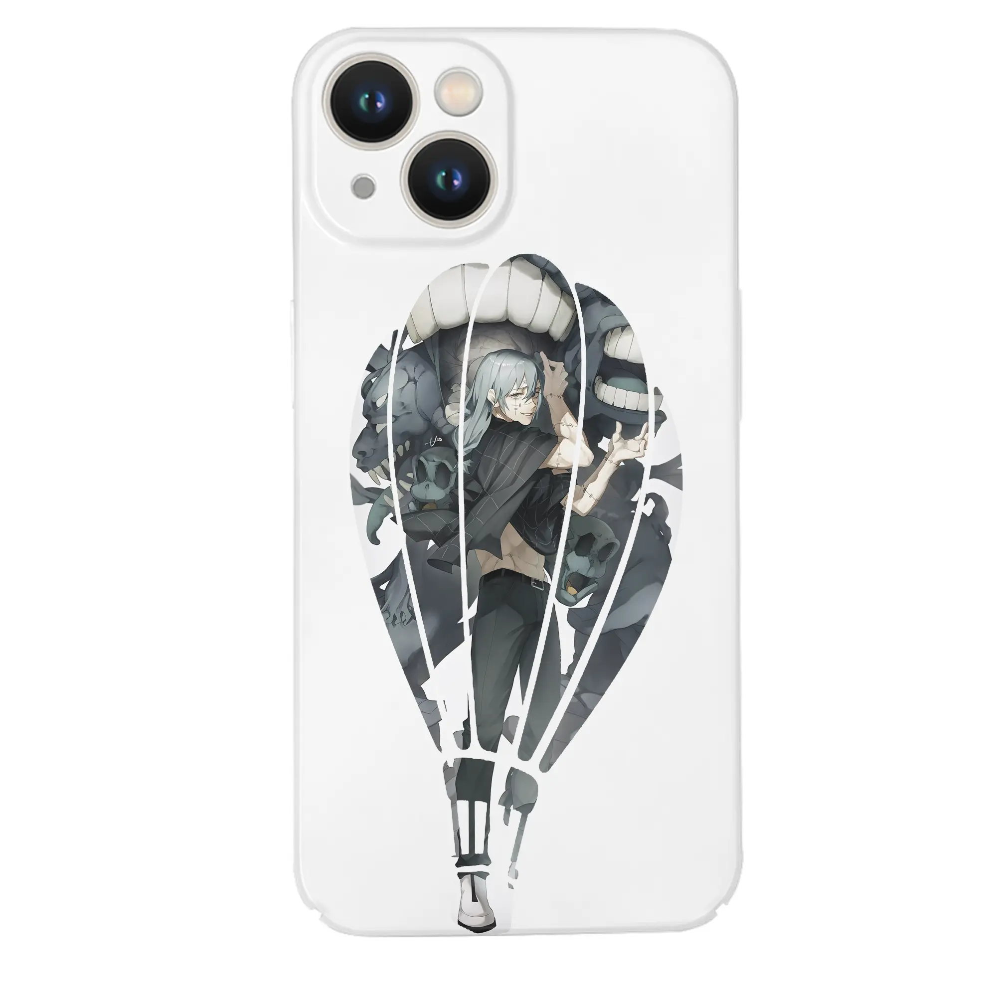 呪術廻戦 グッズ,真人 - IPhone 14シリーズ対応 ・ ハードケース ・ 衝撃吸収 ・ 360度密着 ・ カメラ保護 ・ 高品質プラスチック ・ 快適操作