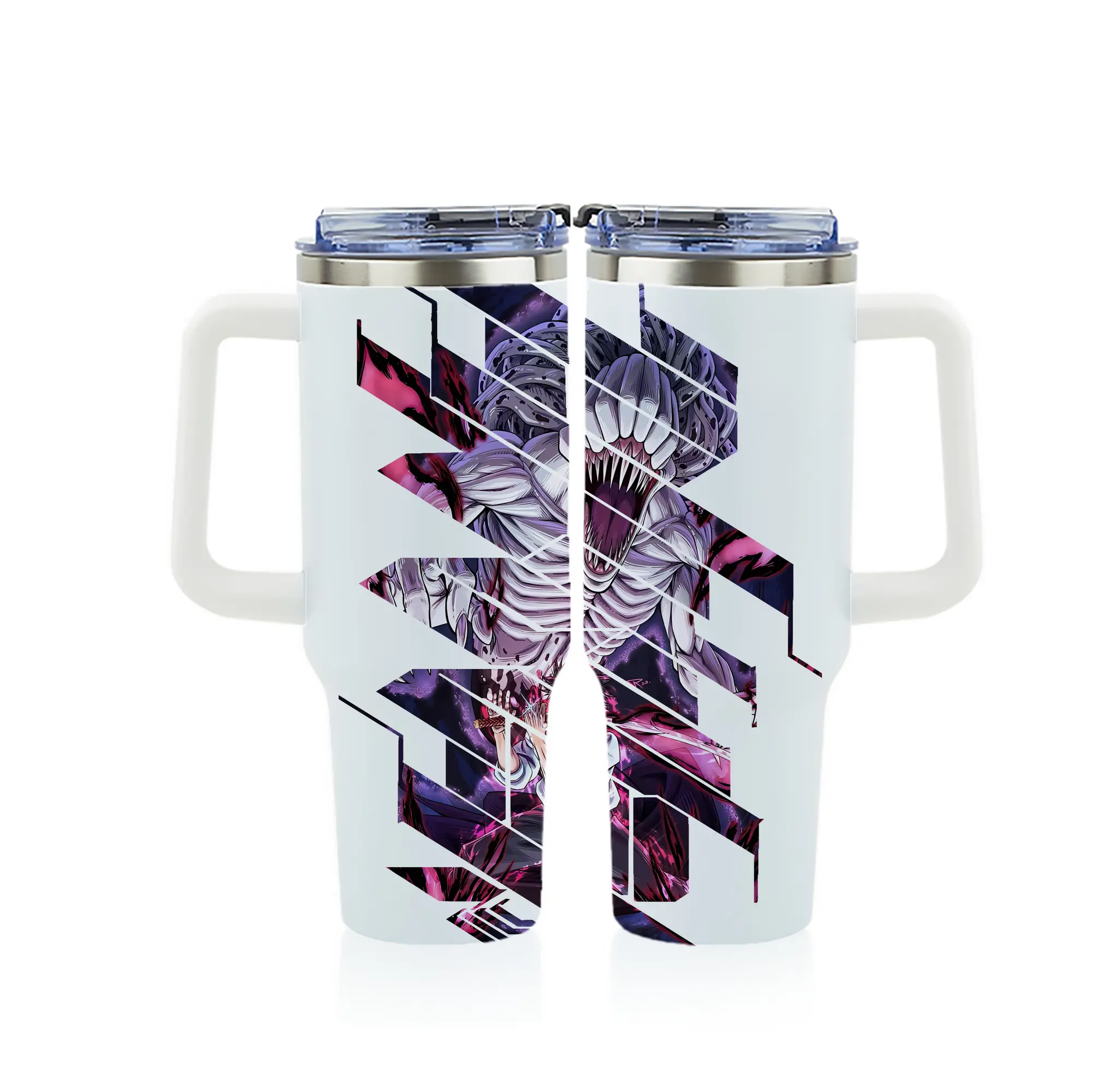 呪術廻戦 グッズ,乙骨 憂太 - 1200mL フルプリント車用タンブラー ・ 304ステンレス 内側 ・ 201ステンレス 外側 ・ 保温 保冷 ・ 通勤 ドライブ アウトドア用