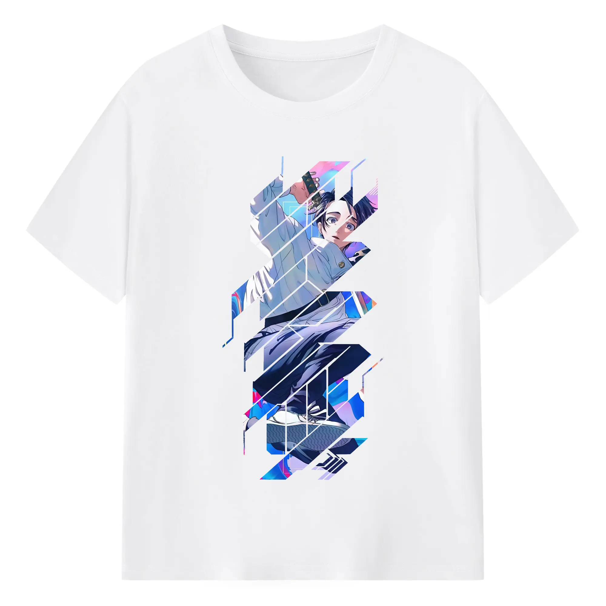 呪術廻戦 グッズ,乙骨 憂太 - 綿100％ 半袖Tシャツ ・ フロントプリント ・ 快適 通気性 ・ 日常使い 散歩 スポーツ用