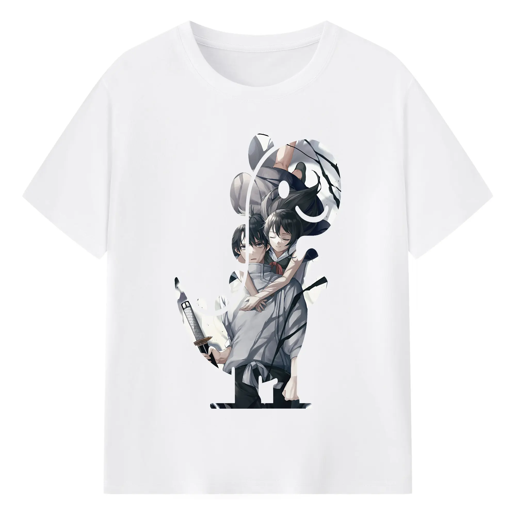 呪術廻戦 グッズ,乙骨 憂太 - 綿100％ 半袖Tシャツ ・ フロントプリント ・ 快適 通気性 ・ 日常使い 散歩 スポーツ用