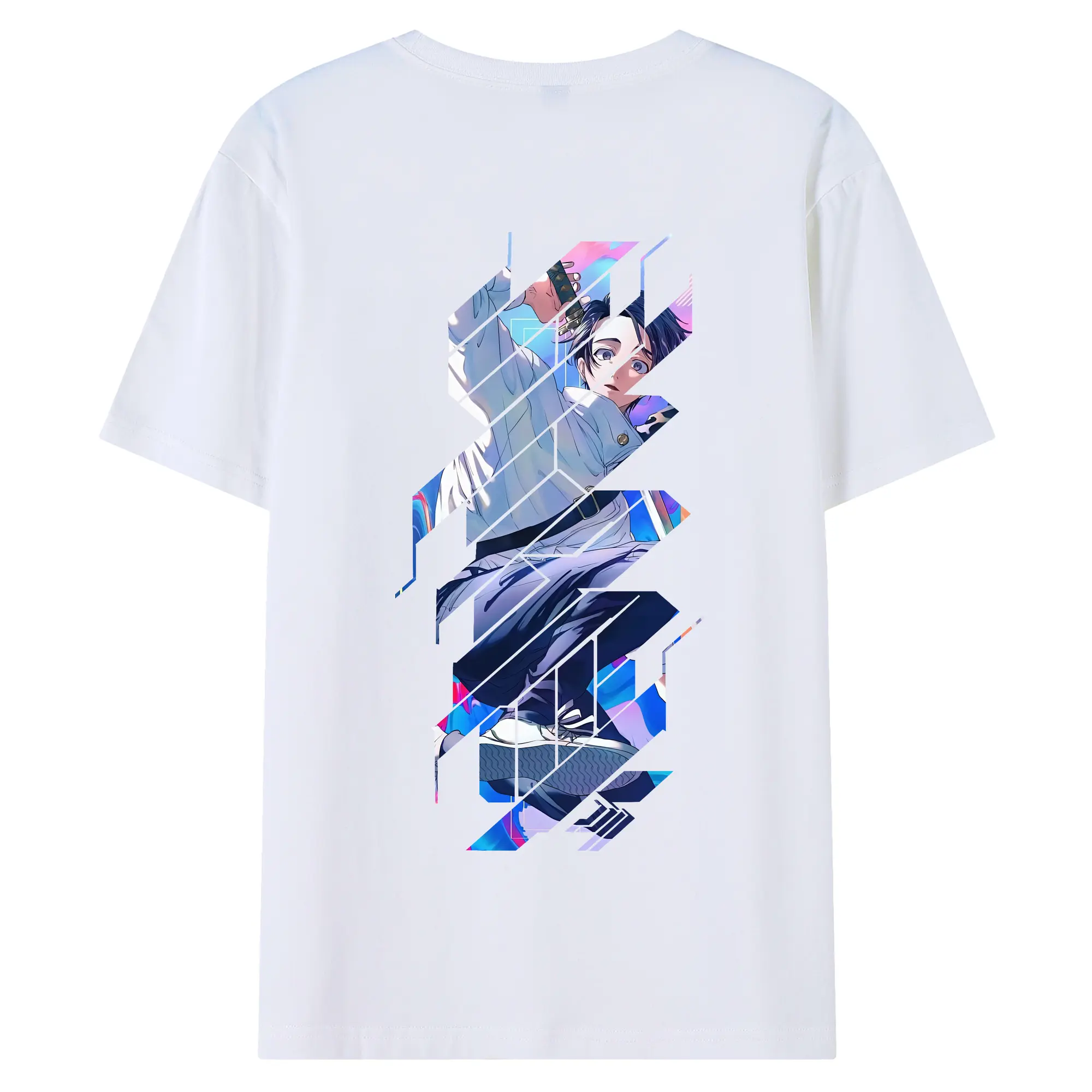 呪術廻戦 グッズ,乙骨 憂太 - 綿100％ 半袖Tシャツ ・ バックプリント ・ 快適 通気性 ・ 日常使い 散歩 スポーツ用