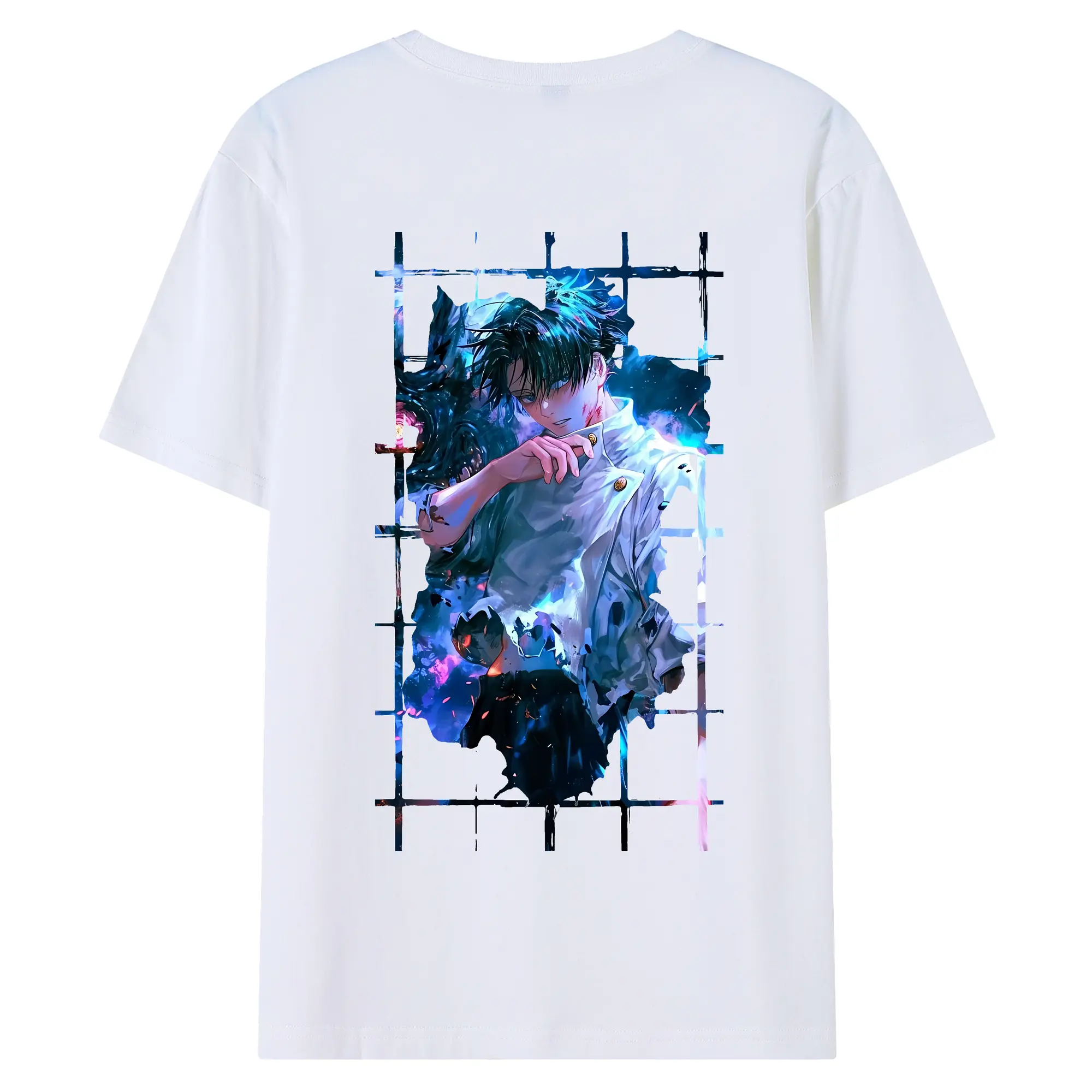 呪術廻戦 グッズ,乙骨 憂太 - 綿100％ 半袖Tシャツ ・ バックプリント ・ 快適 通気性 ・ 日常使い 散歩 スポーツ用