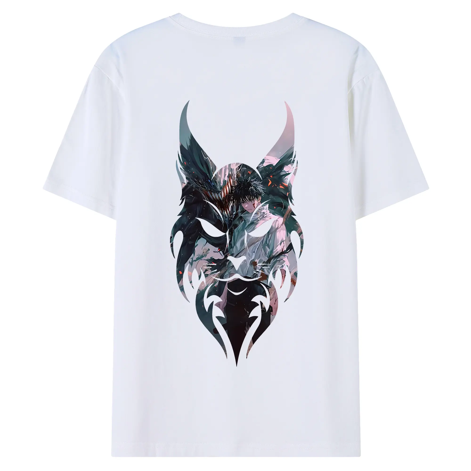 呪術廻戦 グッズ,乙骨 憂太 - 綿100％ 半袖Tシャツ ・ バックプリント ・ 快適 通気性 ・ 日常使い 散歩 スポーツ用